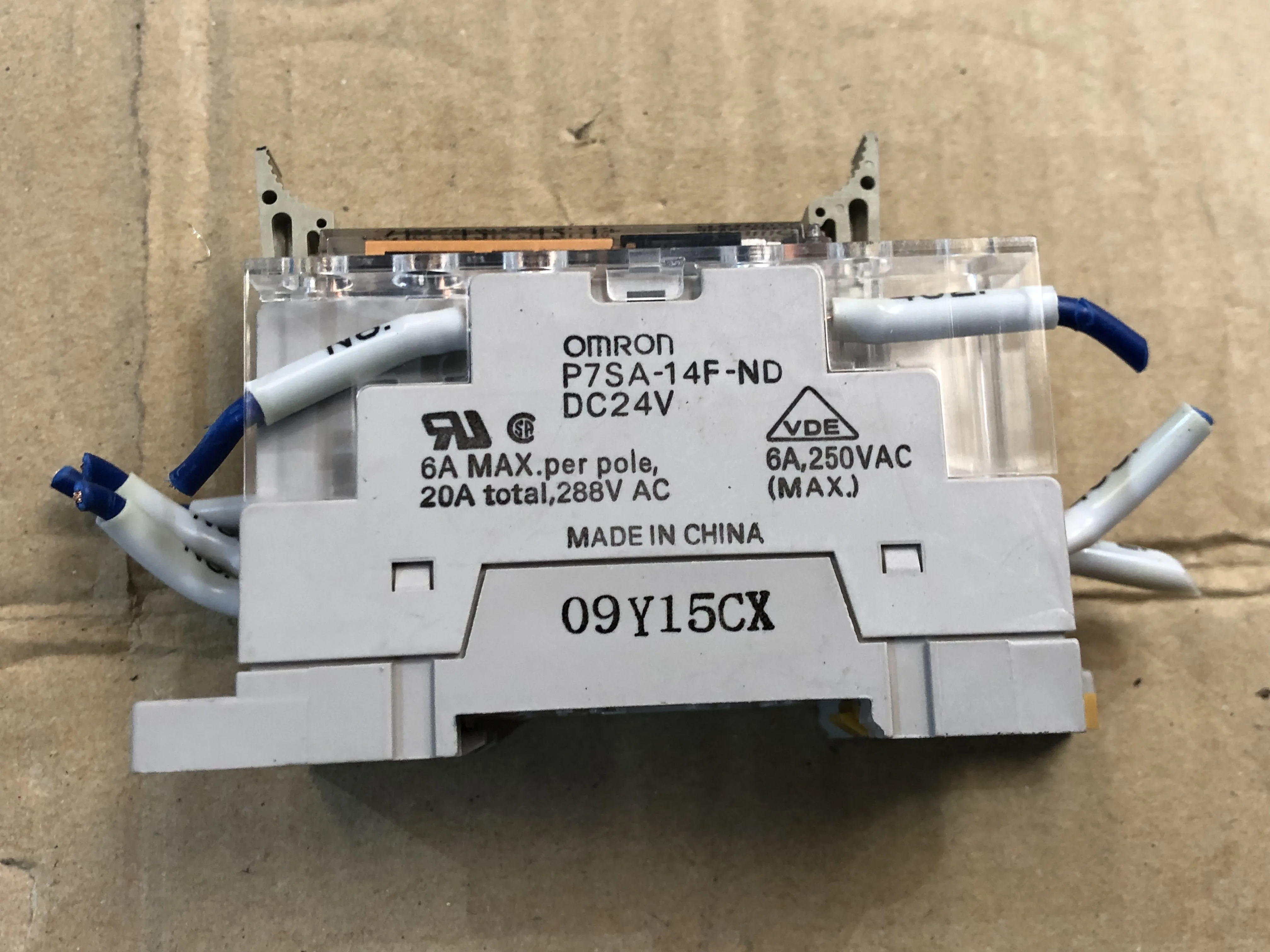 オムロン セーフティリレーソケット P7SA-14F-ND（DC24V）1セット5個 / OMRON Safety Relay Socket P7SA-14F-ND（DC24V）1セット5個 TJ230479