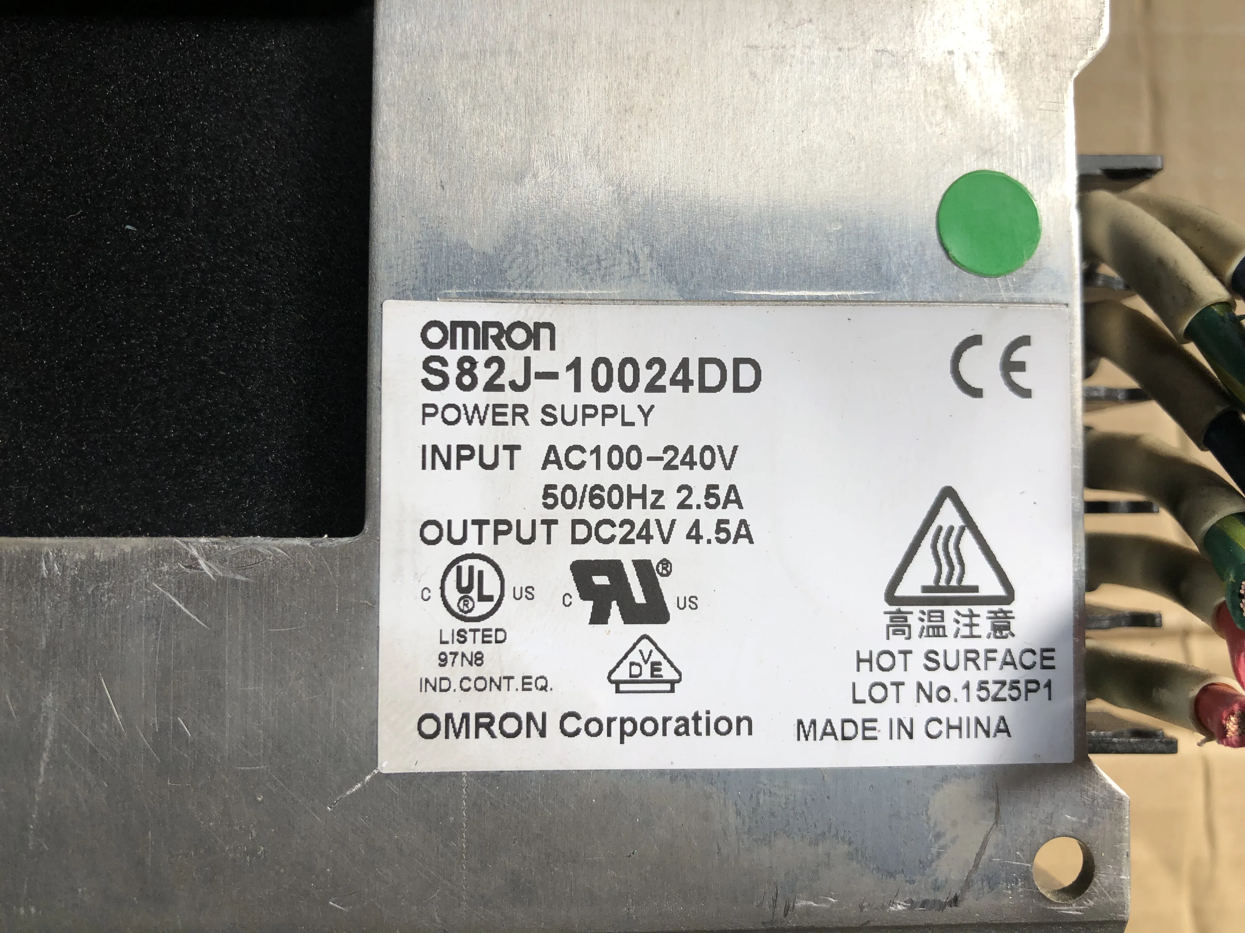 オムロン パワーサプライ S82J-10024DD / OMRON Power Supply S82J-10024DD TJ230488