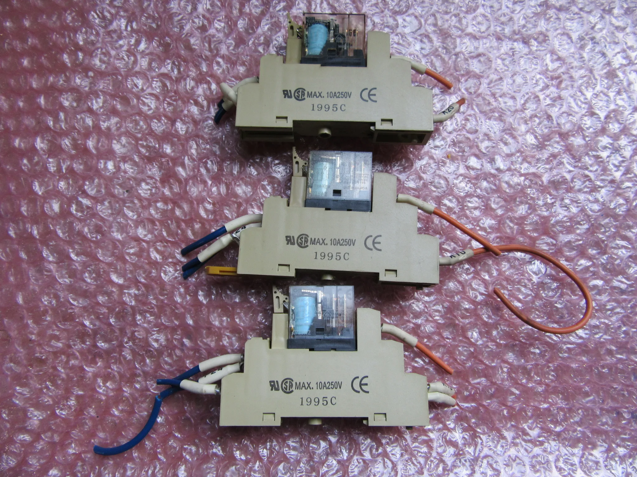 オムロン ミニパワーリレー3個 G2R-1-SND(24VDC) / OMRON Mini Power Relay3pcs G2R-1-SND(24VDC) TJ230516