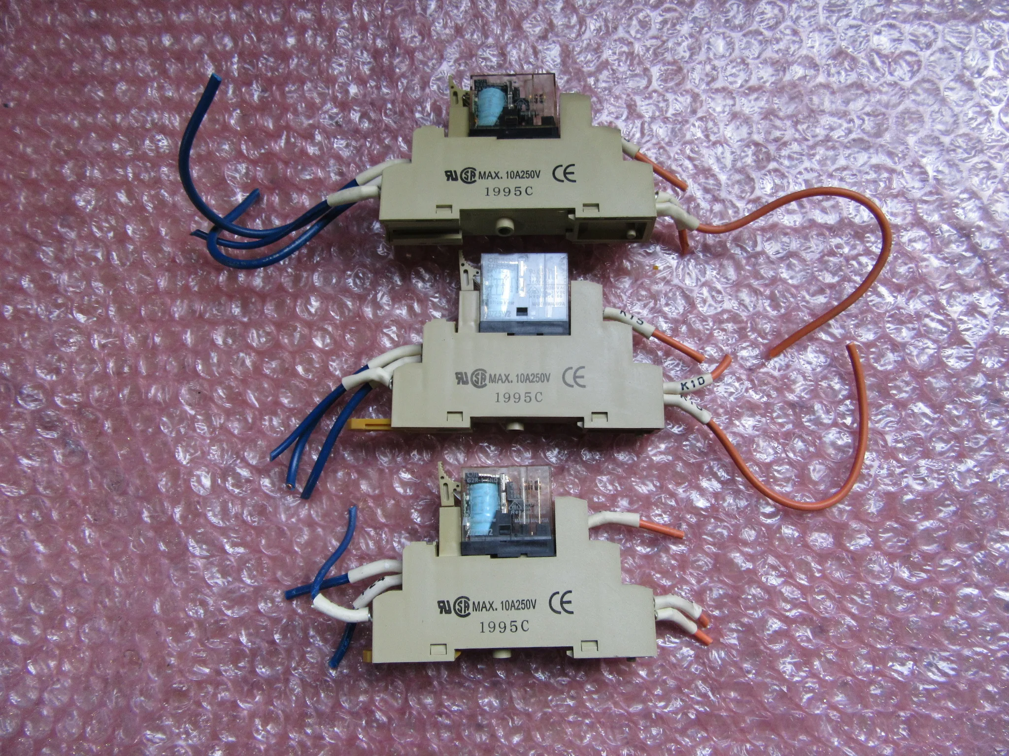 オムロン ミニパワーリレー3個 G2R-1-SND(24VDC) / OMRON Mini Power Relay3pcs G2R-1-SND(24VDC) TJ230518