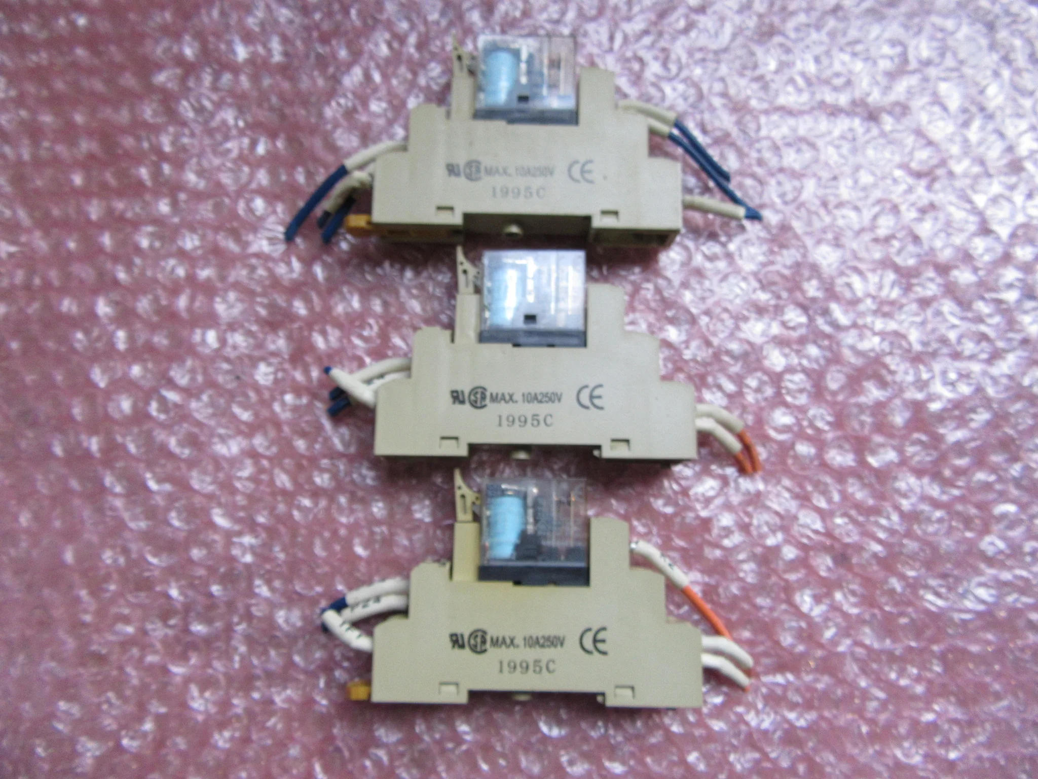 オムロン ミニパワーリレー3個 G2R-1-SND(24VDC) / OMRON Mini Power Relay3pcs G2R-1-SND(24VDC) TJ230519