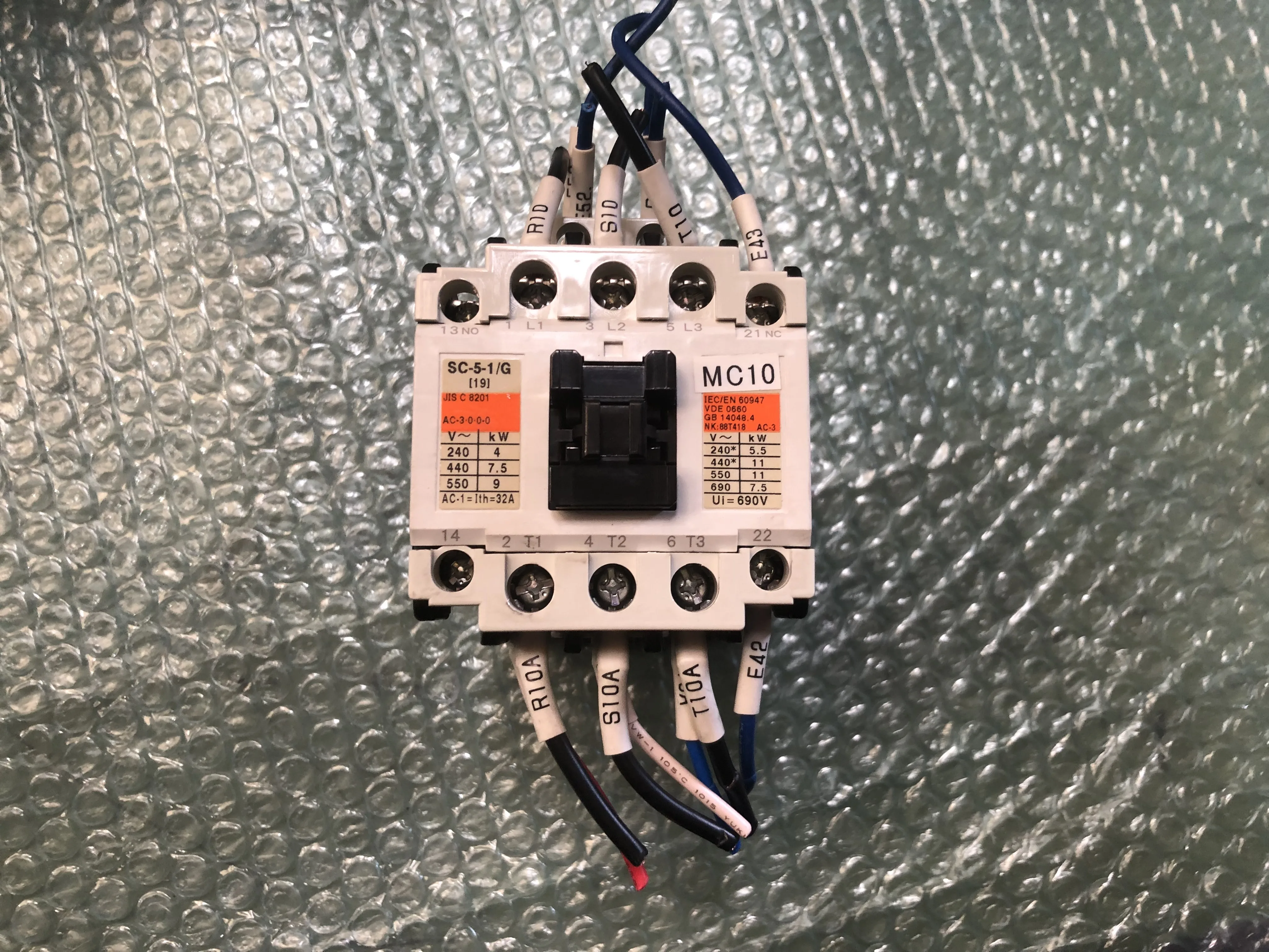 富士電機/富士電機製造 基準形電磁接触器 SC-5-1/G / FUJI ELECTRIC (FE) Standard Magnetic Contactor SC-5-1/G TJ230567