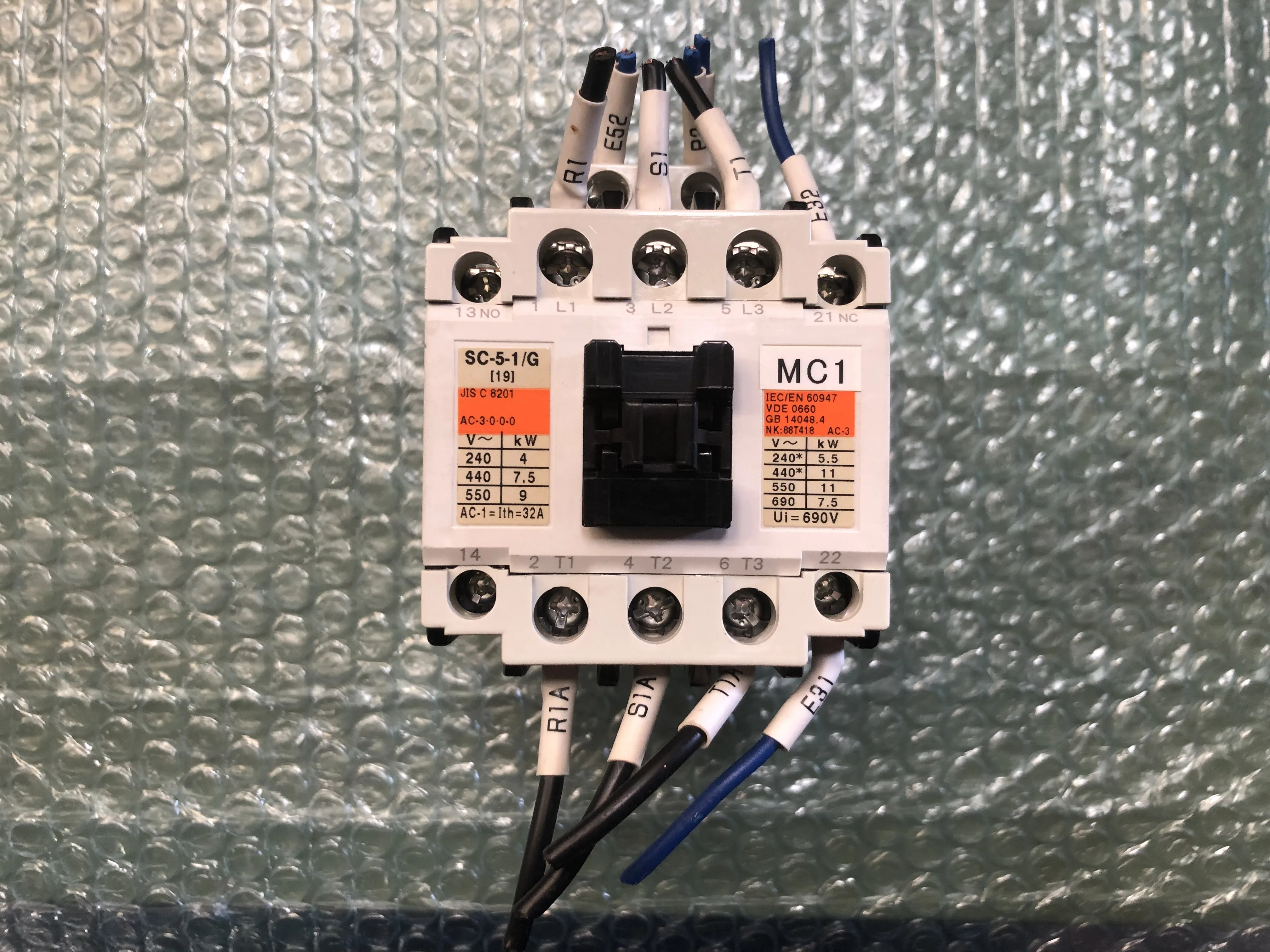 富士電機/富士電機製造 基準形電磁接触器 SC-5-1/G / FUJI ELECTRIC (FE) Standard Magnetic Contactor SC-5-1/G TJ230569