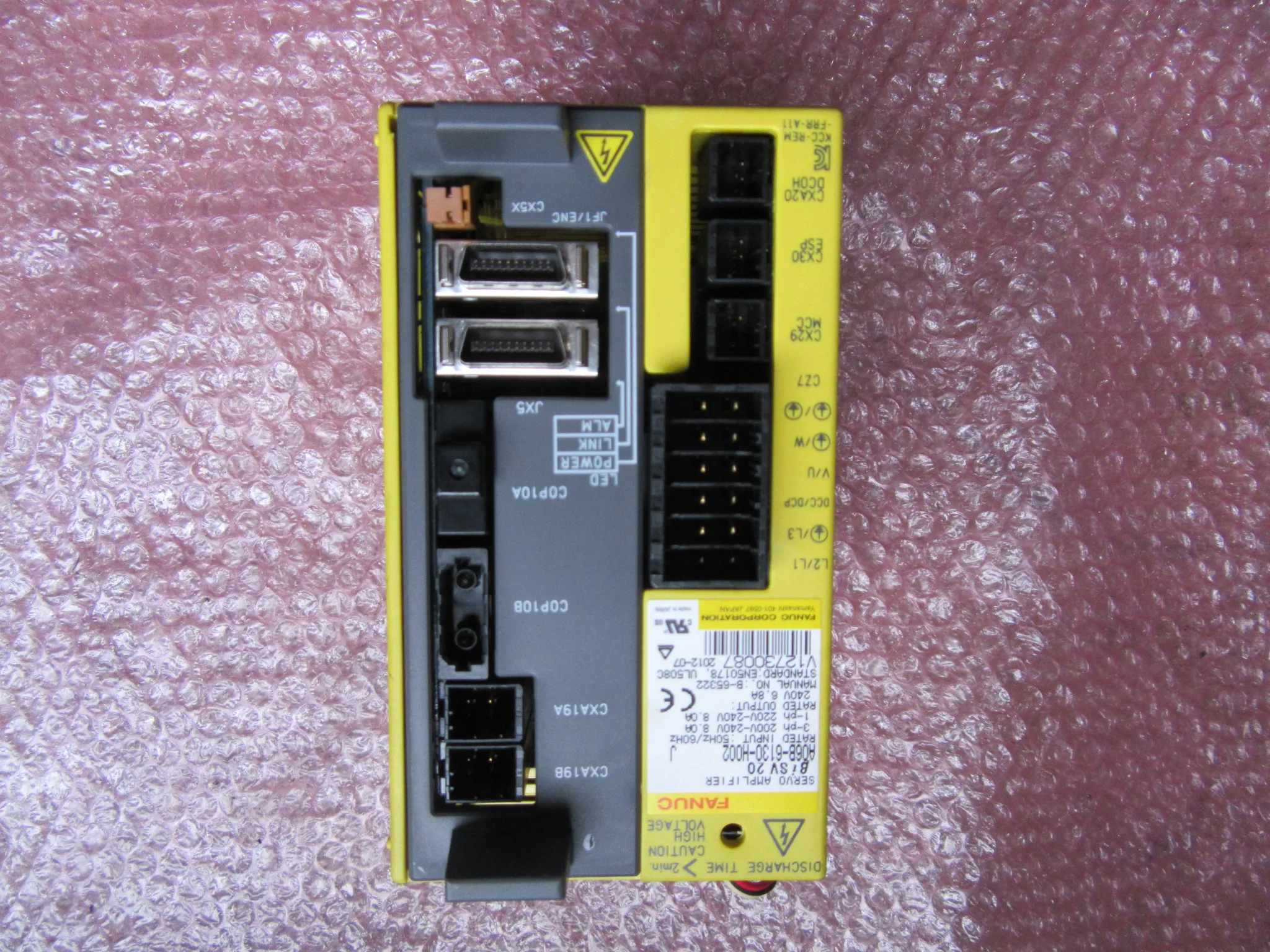 ファナック ファンクサーボドライバー A06B-6130-H002(BiSV20) / FANUC Fanuc Servo Amplifier A06B-6130-H002(BiSV20) TJ230663