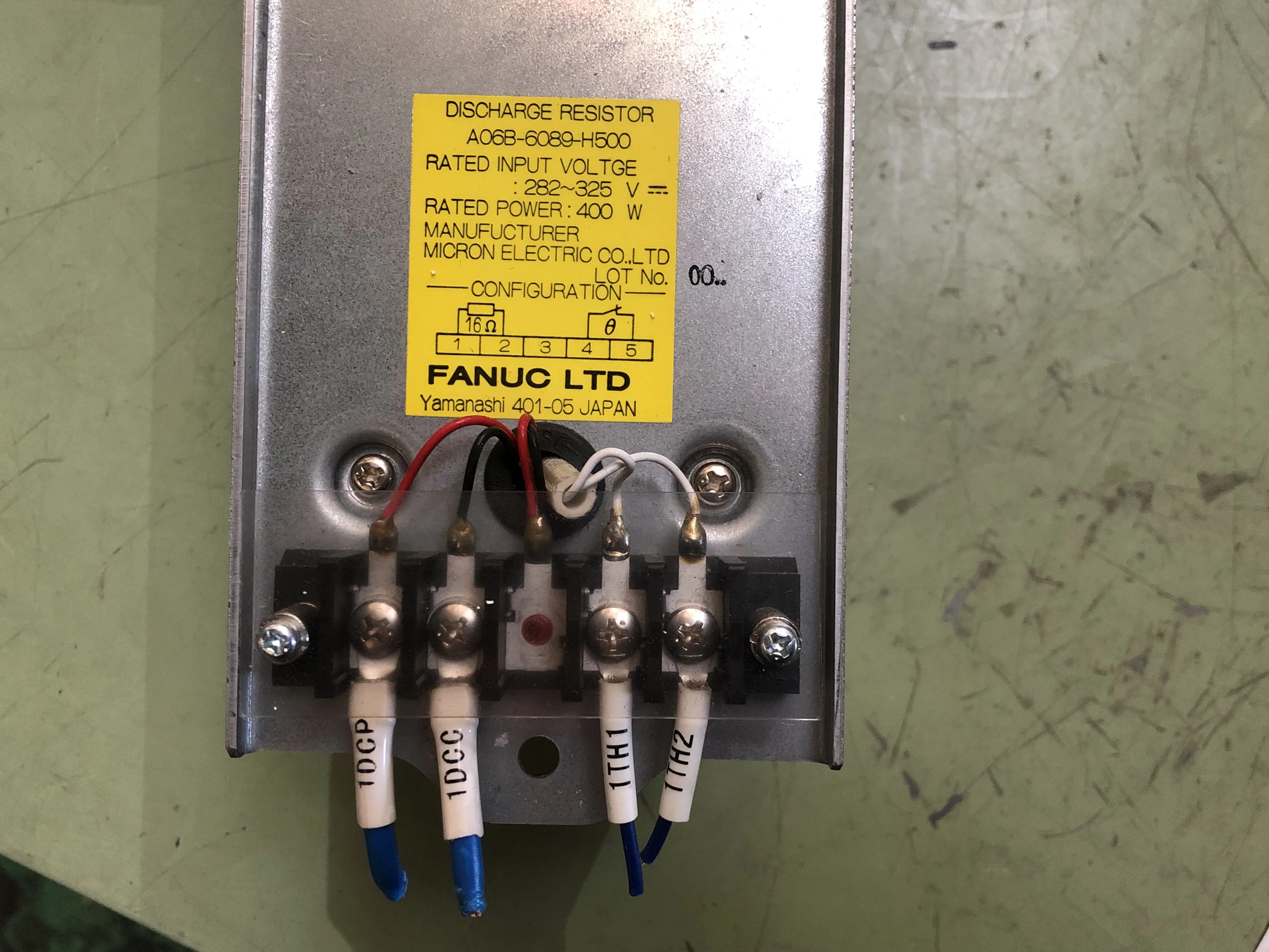 ファナック 放電抵抗器 A06B-6089-H500 / FANUC Discharge Resistor A06B-6089-H500 TJ230696
