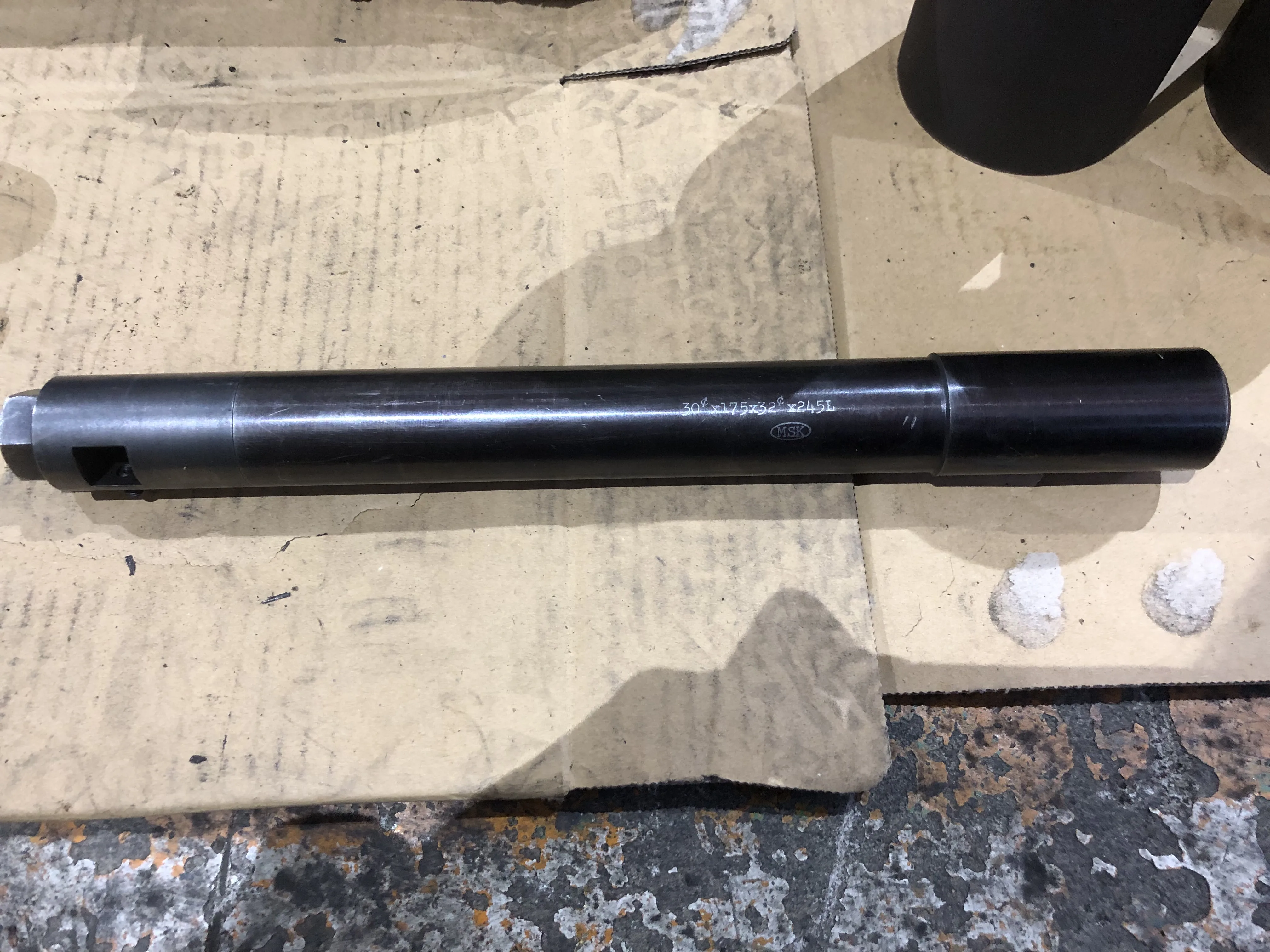 武蔵野精機 MSK 芯出しバー φ30x175xφ32x245L / MUSASHINO SEIKI Centering Bar φ30x175xφ32x245L TJ230803
