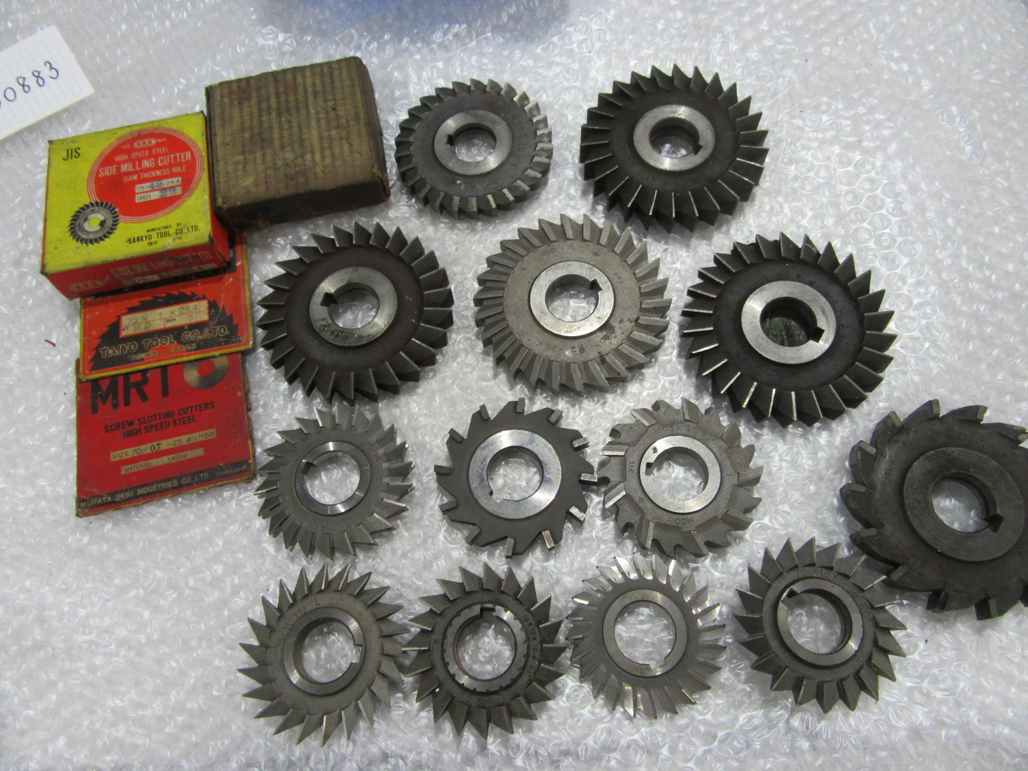 メーカー混在 千鳥刃サイドカッター1山 様々 / MIX Staggered Tooth Side Cutter 1Lot 様々 TJ230883