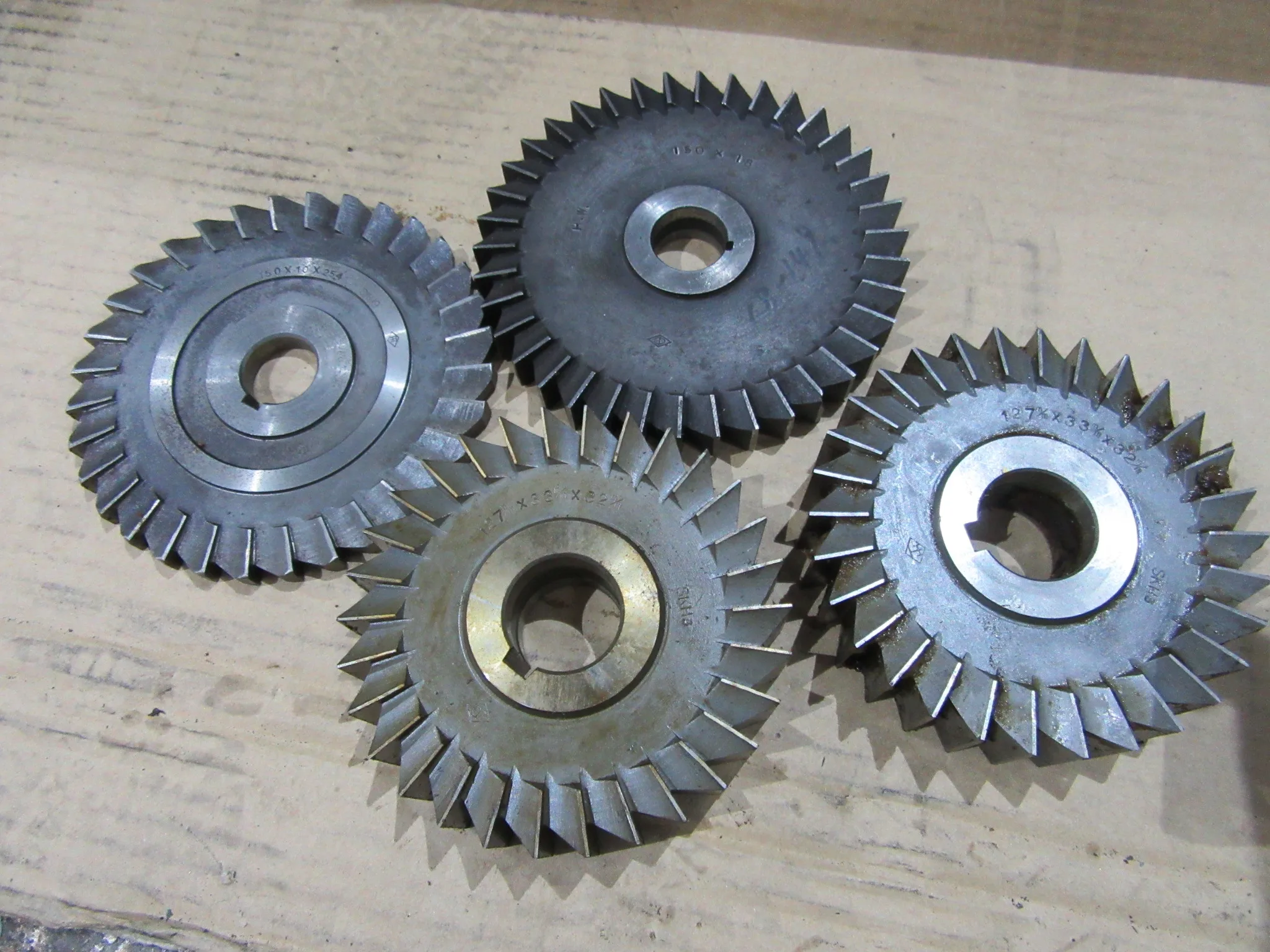 メーカー混在 千鳥刃サイドカッター4個 様々 / MIX Staggered Tooth Side Cutter 4pcs 様々 TJ230886