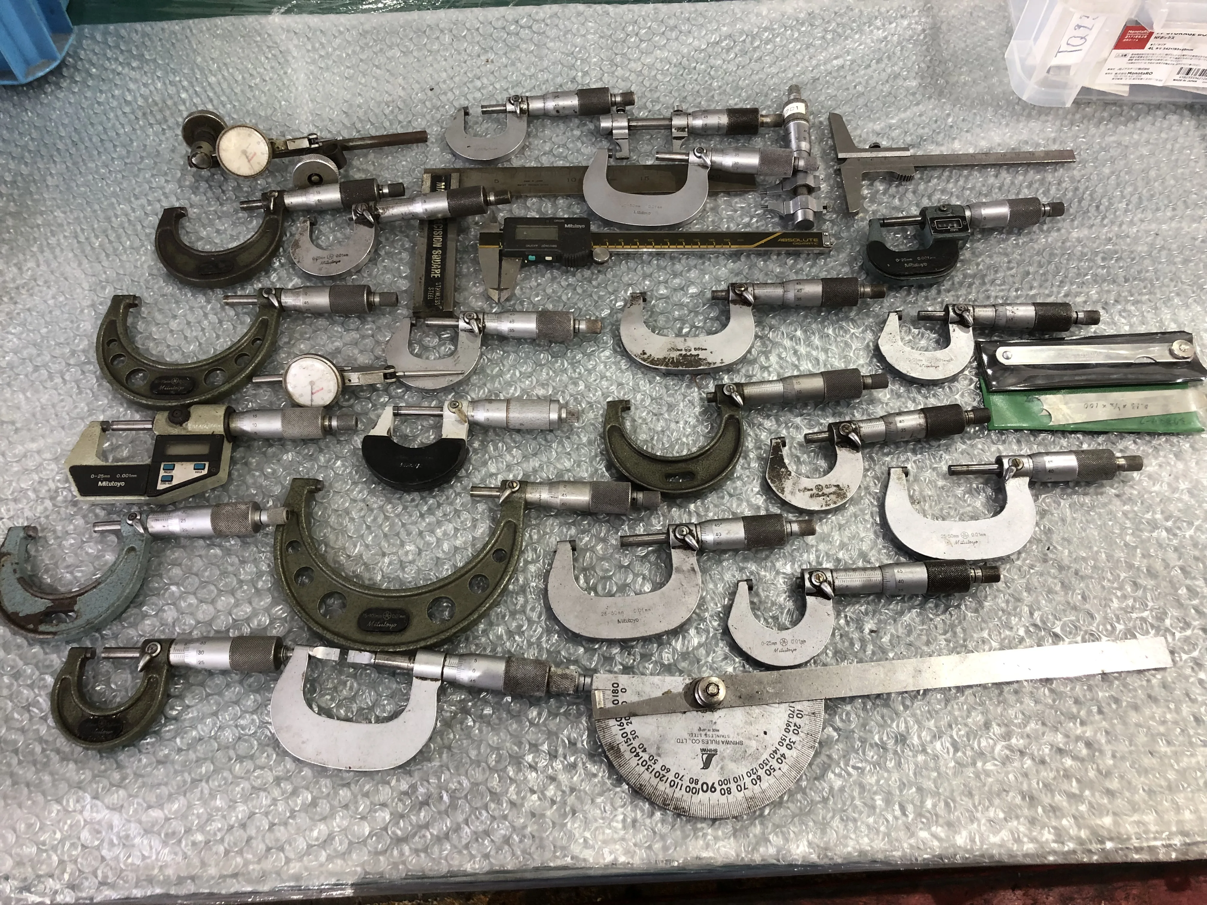 メーカー混在 測定工具1山 / MIX Measuring Tools Assorted TJ230897