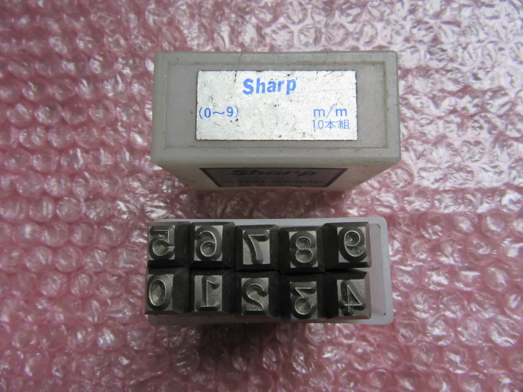 シャープ 刻印 数字0-9 / SHARP 数字0-9 TJ250150