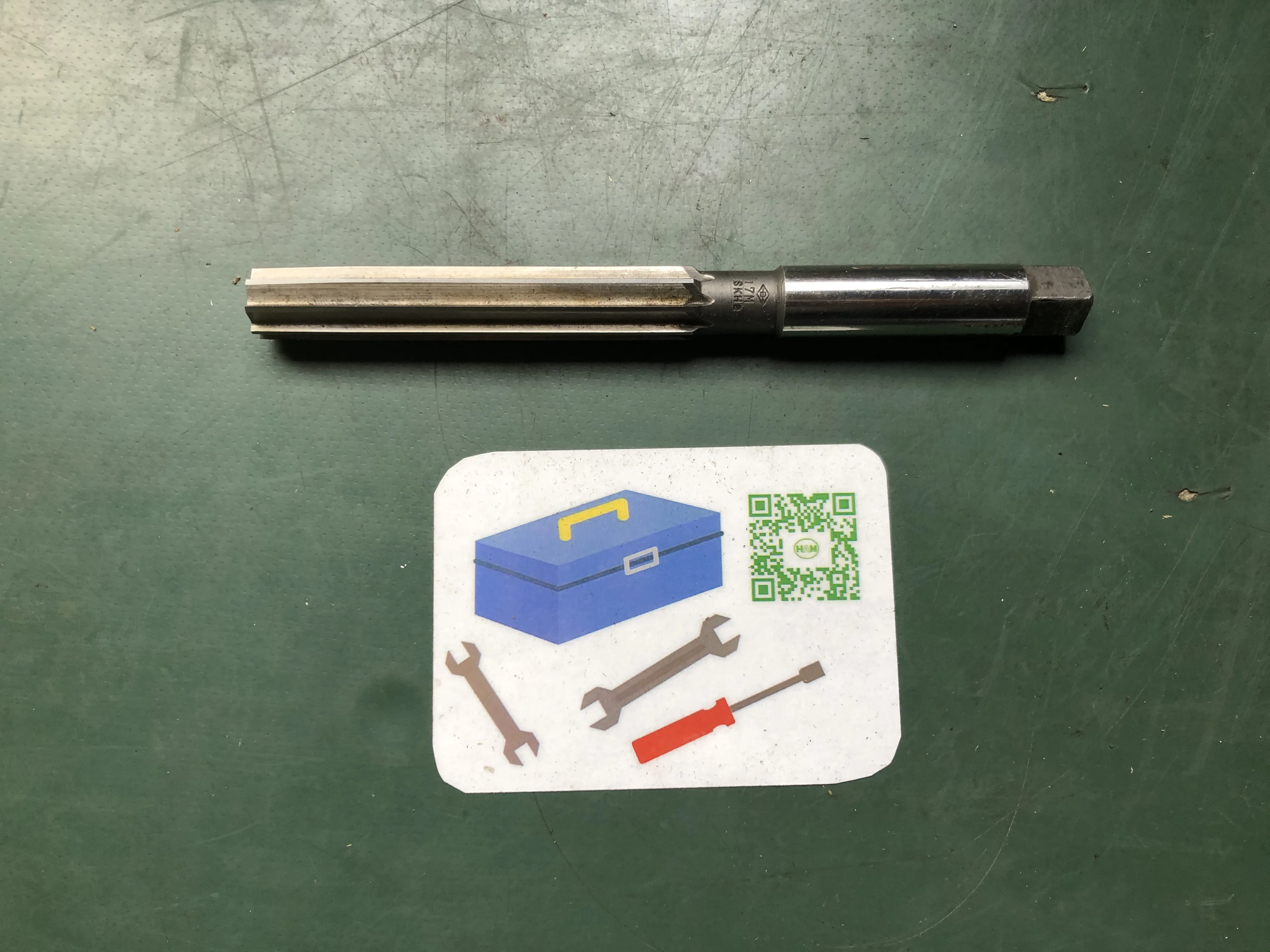 第一ツール リーマ SKH2シリーズ 17ｍ/ｍ / DAIICHI TOOL Hand Reamer SKH2シリーズ 17ｍ/ｍ TL210009