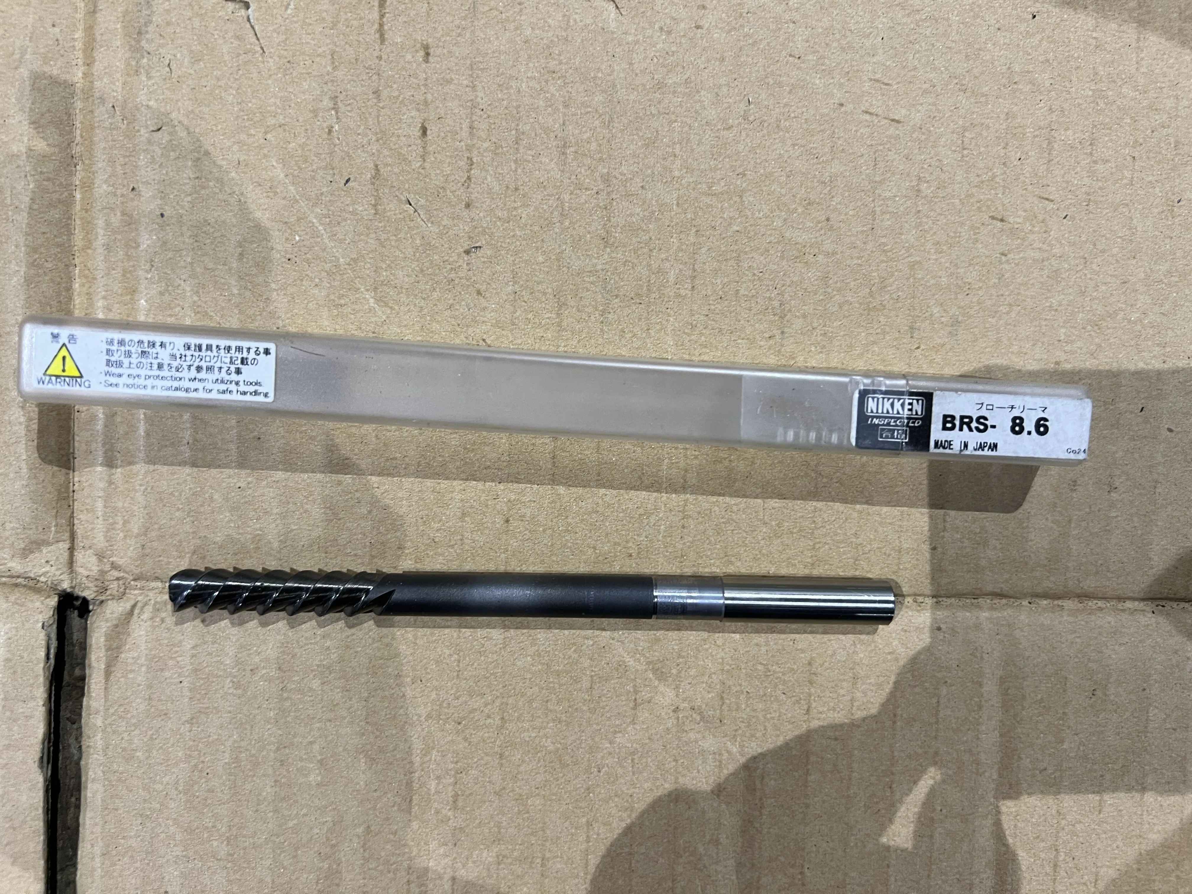 日研工作所 プロ－チリ－マストレートシャンク BRS 8.6 / NIKKEN KOSAKUSHO WORKS Broach Reamer Straight Shank BRS BRS 8.6 TL220082