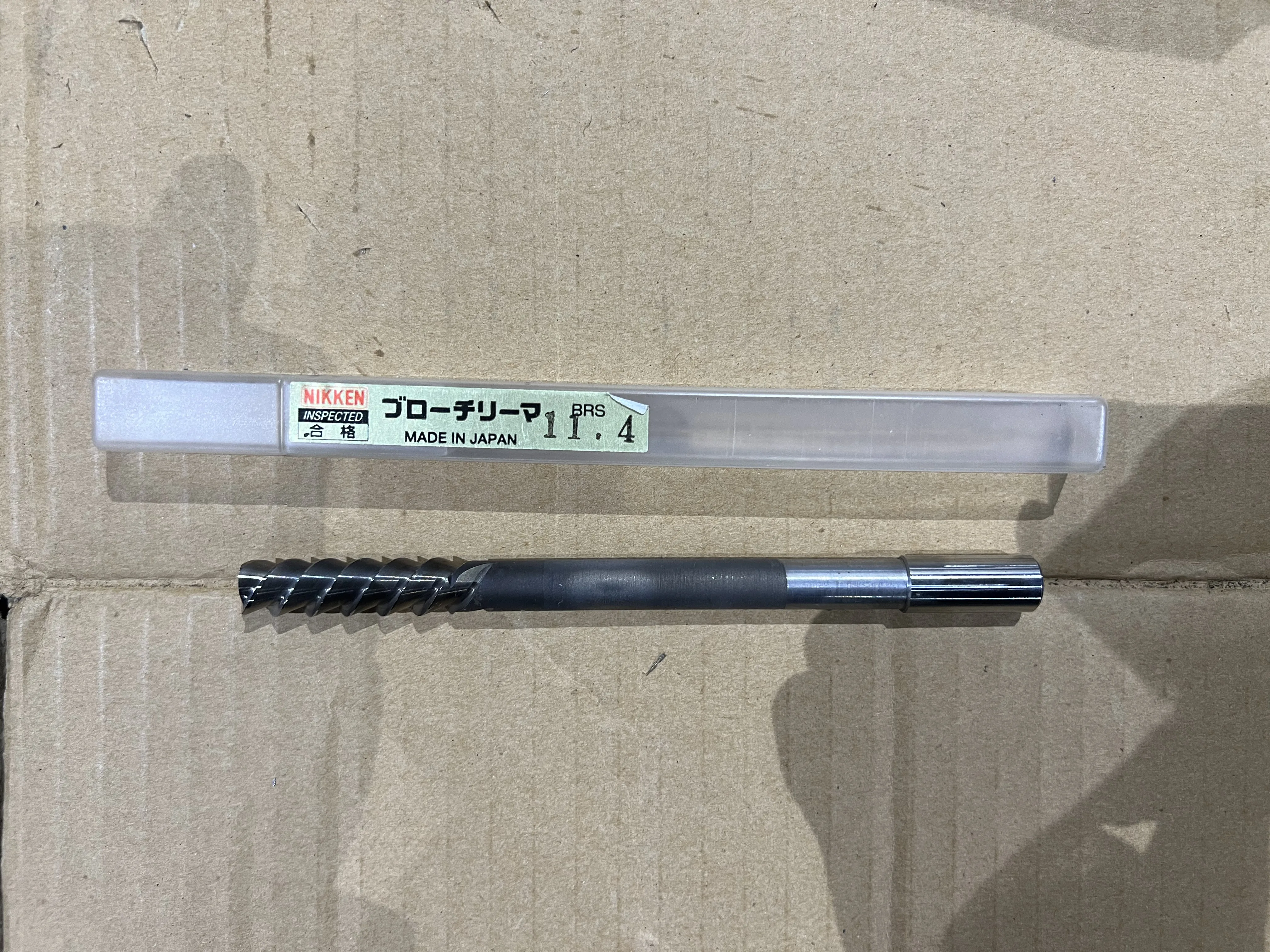日研工作所 プロ－チリ－マストレートシャンク BRS 11.4 / NIKKEN KOSAKUSHO WORKS Broach Reamer Straight Shank BRS BRS 11.4 TL220084