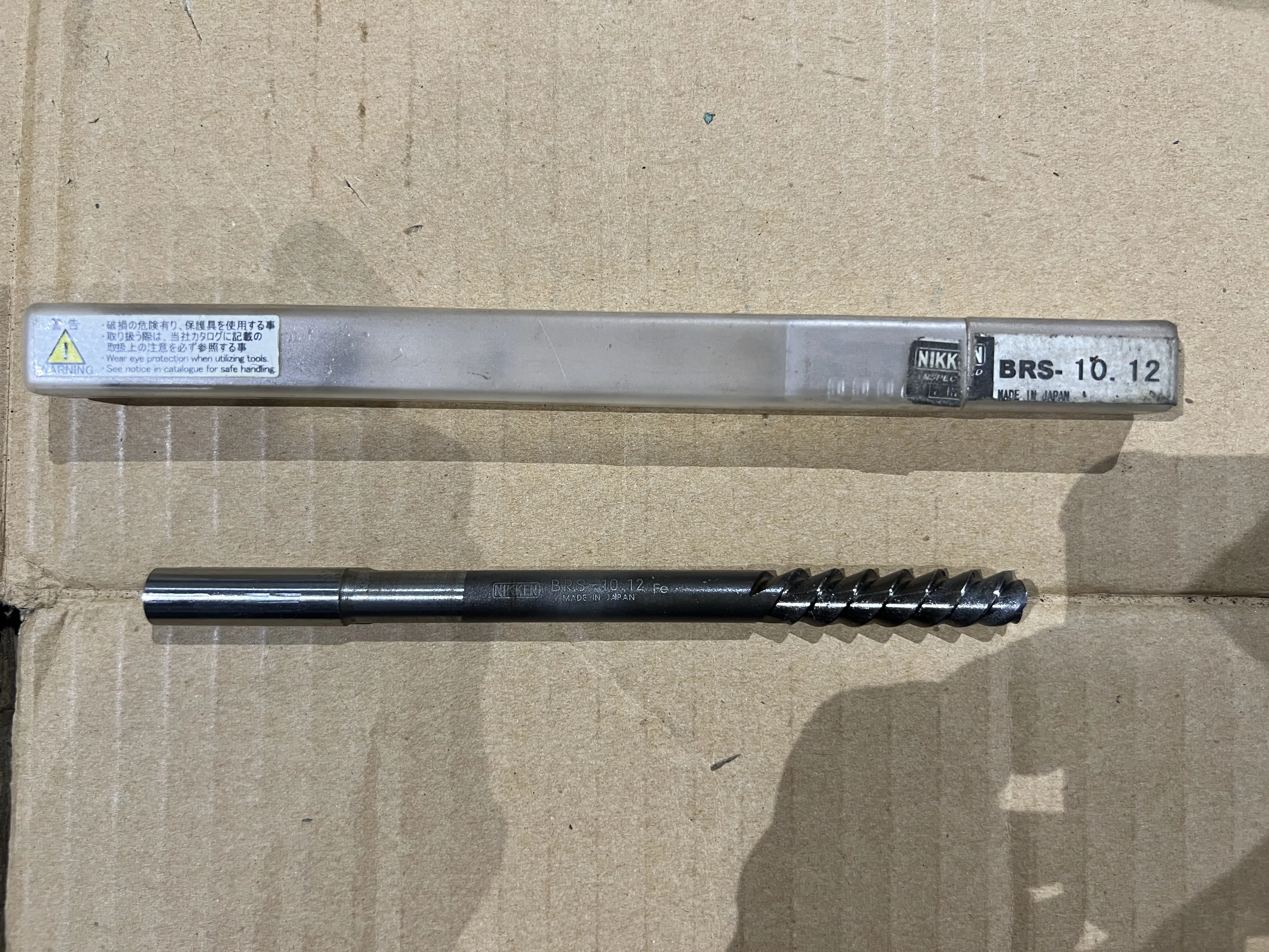 日研工作所 プロ－チリ－マストレートシャンク BRS 10.12 / NIKKEN KOSAKUSHO WORKS Broach Reamer Straight Shank BRS BRS 10.12 TL220085