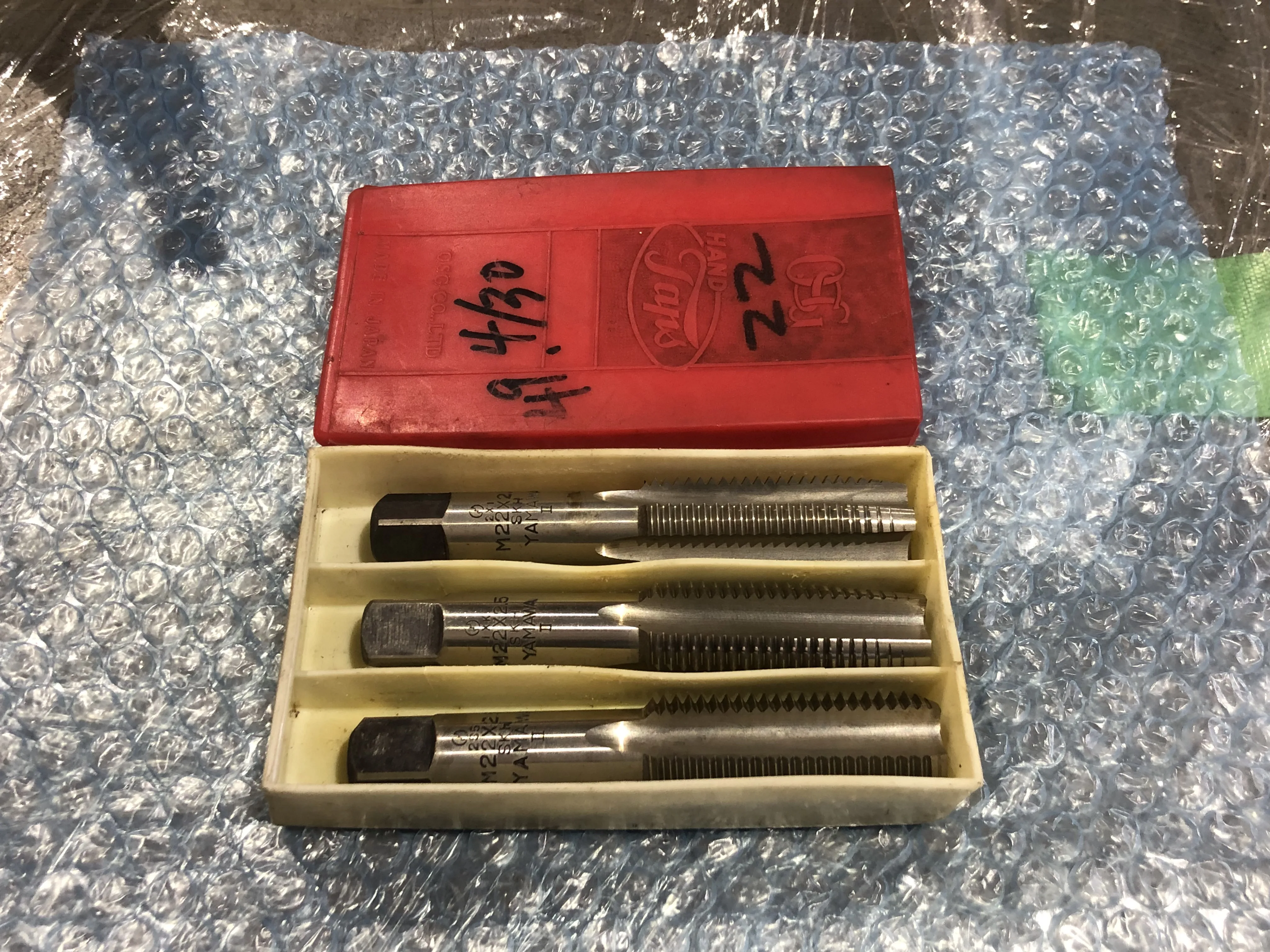 彌満和製作所 YAMAWA ハンドタップ M22x2.5 / YAMAWA MFG Hand Tap M22x2.5 TL230006
