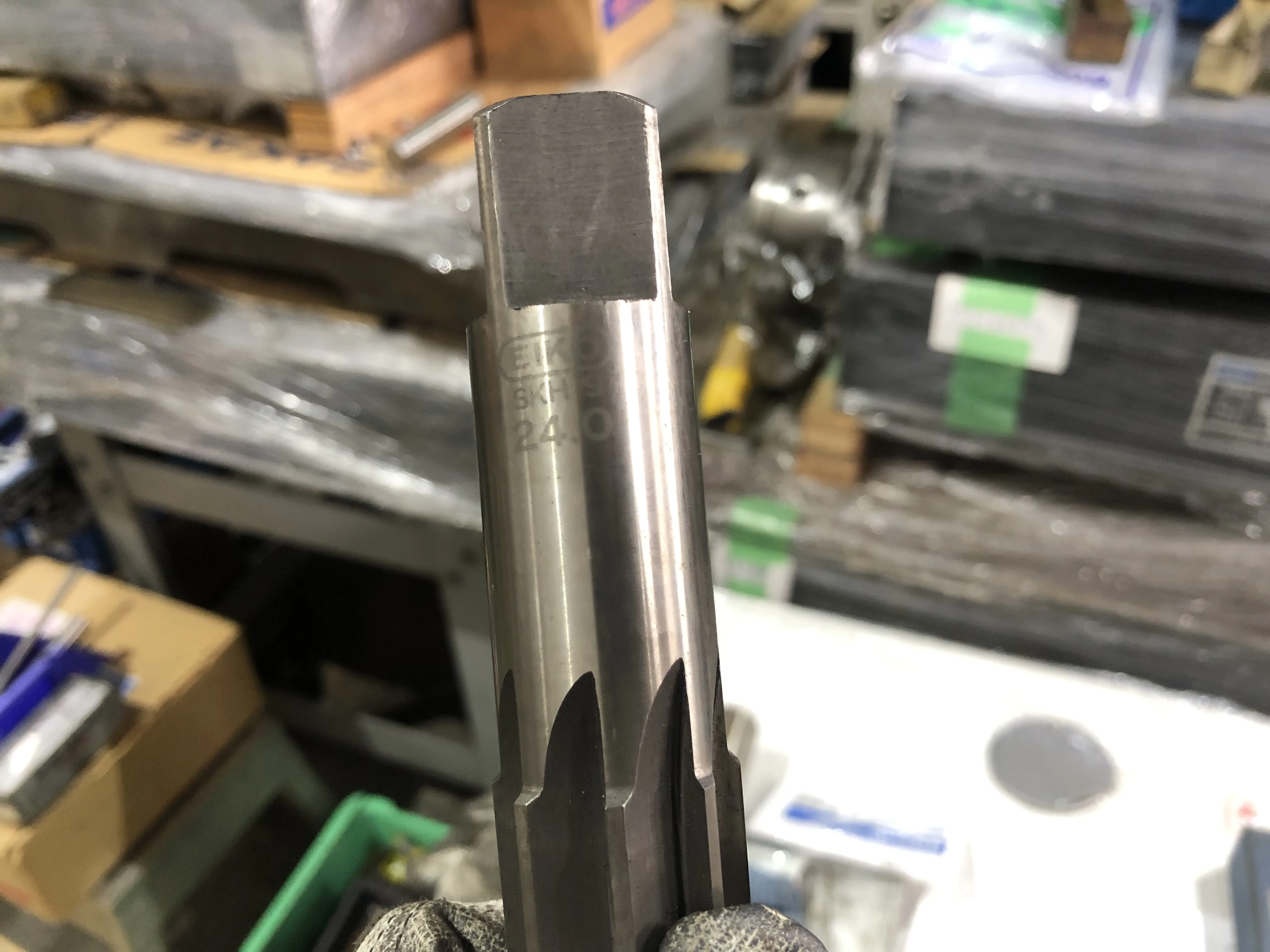 栄工舎 テーパーシャンクチャッキングリーマ φ24.0 SKH / EIKOSHA Taper Shank Chucking Reamer φ24.0 SKH TL230042