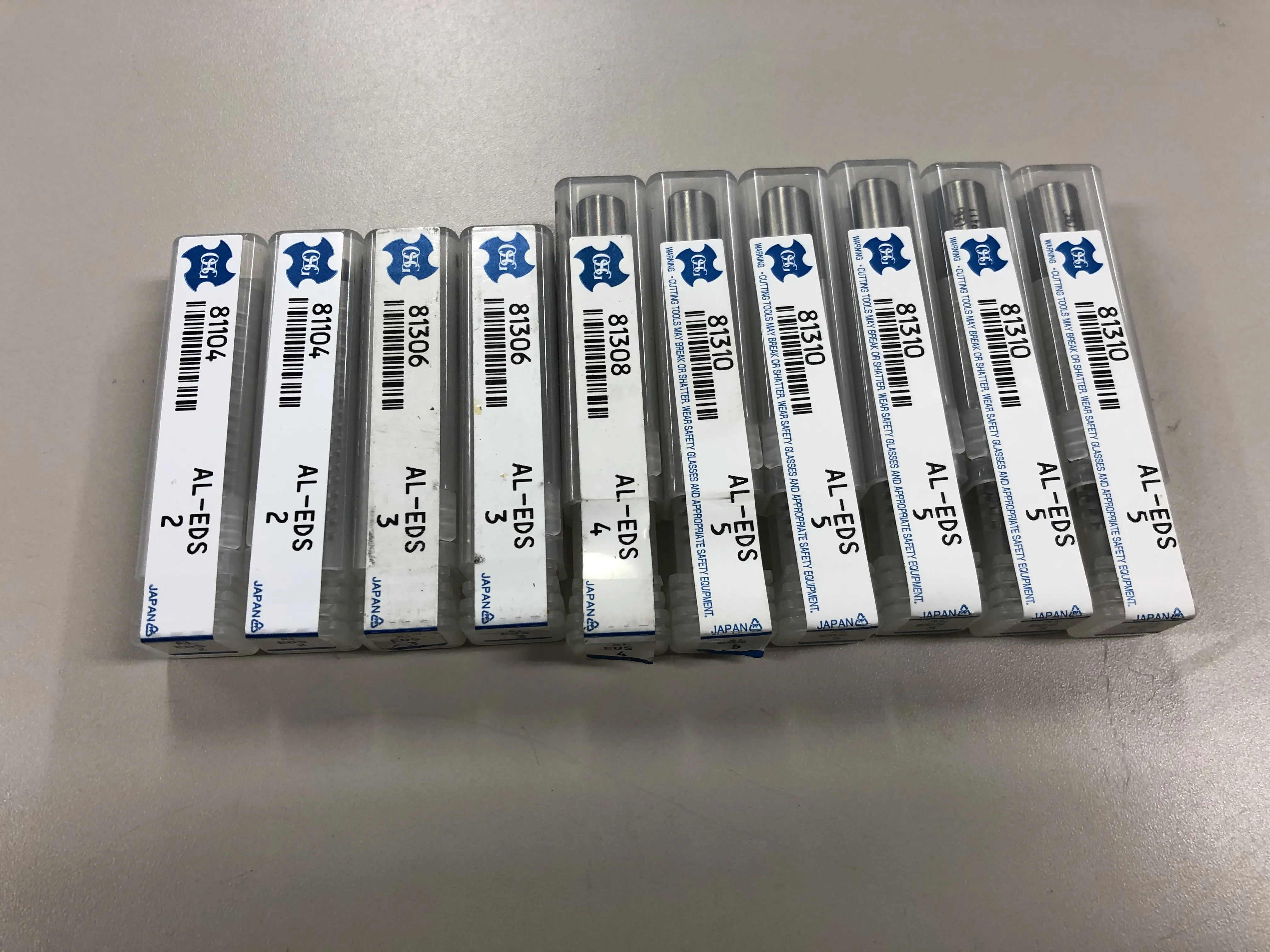 OSG/オーエスジー エンドミル(1山) AL-EDS / OSG Square End Mill 1Lot AL-EDS