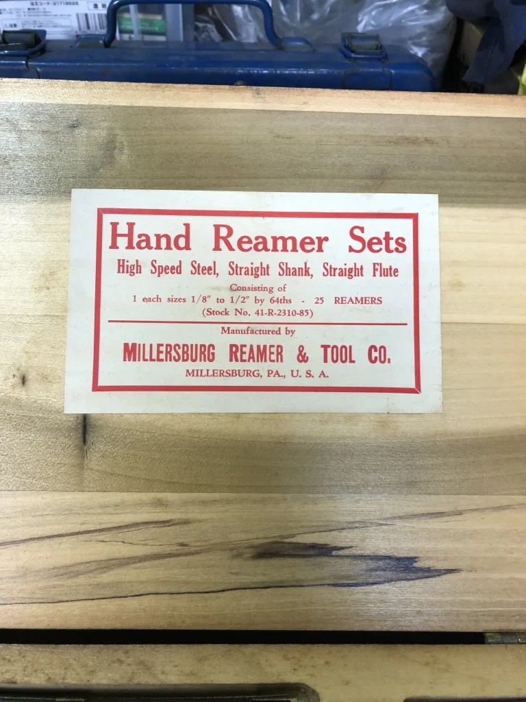 MILLERSBURG REAMER & TOOL ハンドリーマセット (25本) / MILLERSBURG REAMER & TOOL Hand Reamer Set
