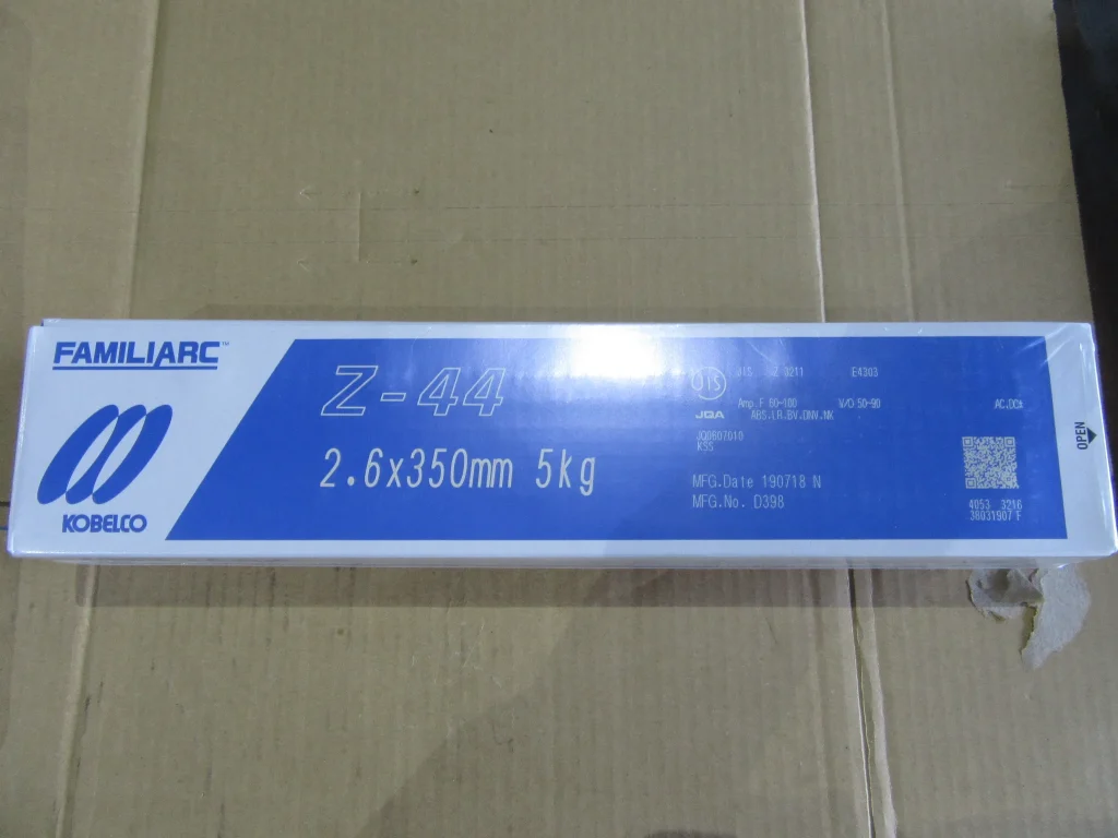 KOBELCO/神戸製鋼所 溶接棒ゼロード Z-44(2.6φ×350mm) / KOBELCO/KOBE STEEL Welding Rod Z-44(2.6φ×350mm) TM220043