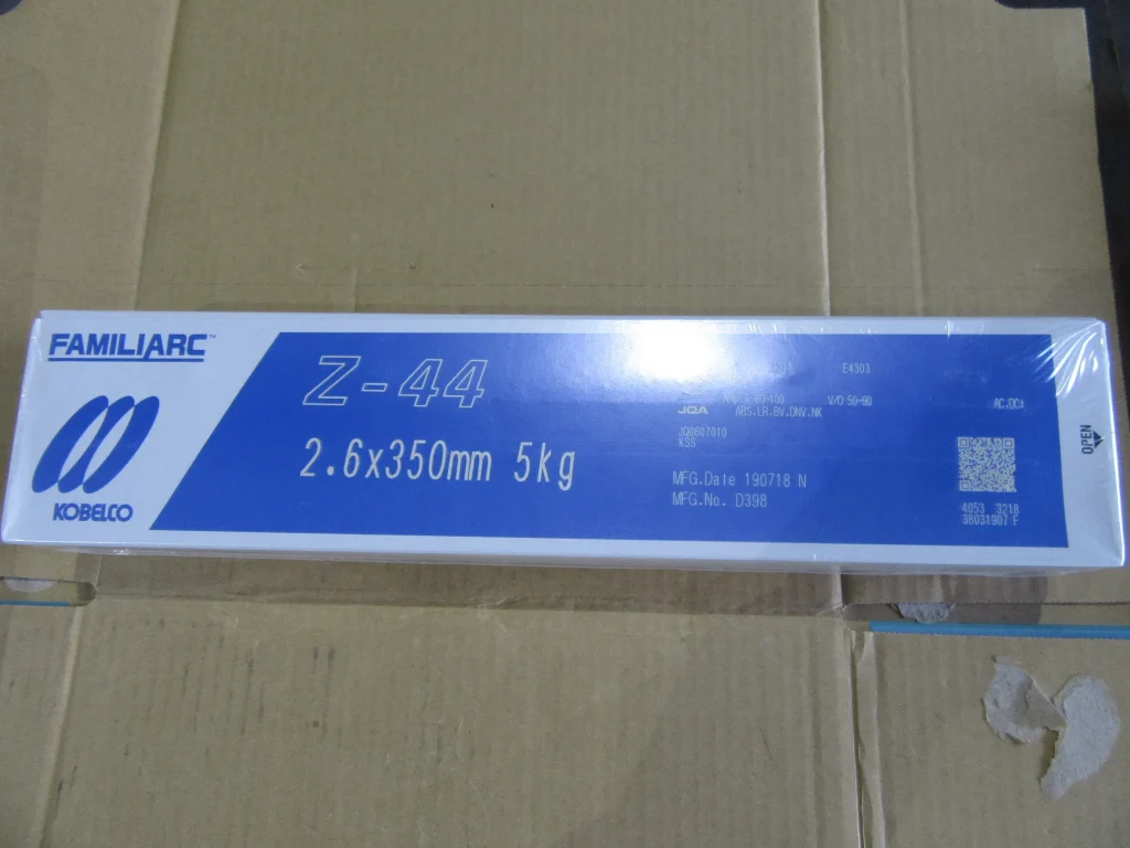 KOBELCO/神戸製鋼所 溶接棒ゼロード Z-44(2.6φ×350mm) / KOBELCO/KOBE STEEL Welding Rod Zero-D Z-44(2.6φ×350mm) TM220044