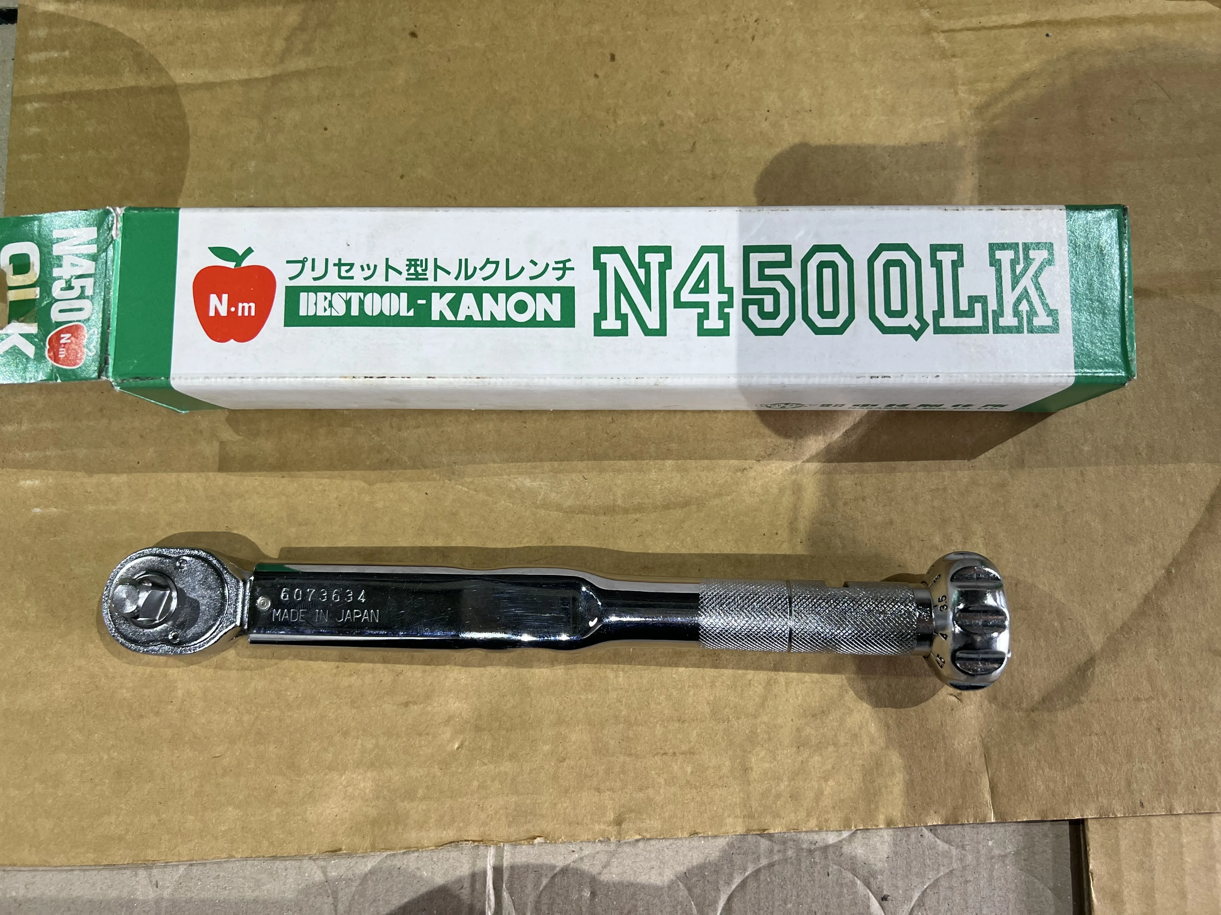 中村製作所 KANON プリンセット形トルクレンチ N450 QLK / NAKAMURA MFG Preset Torque Wrench N450 QLK TM220131