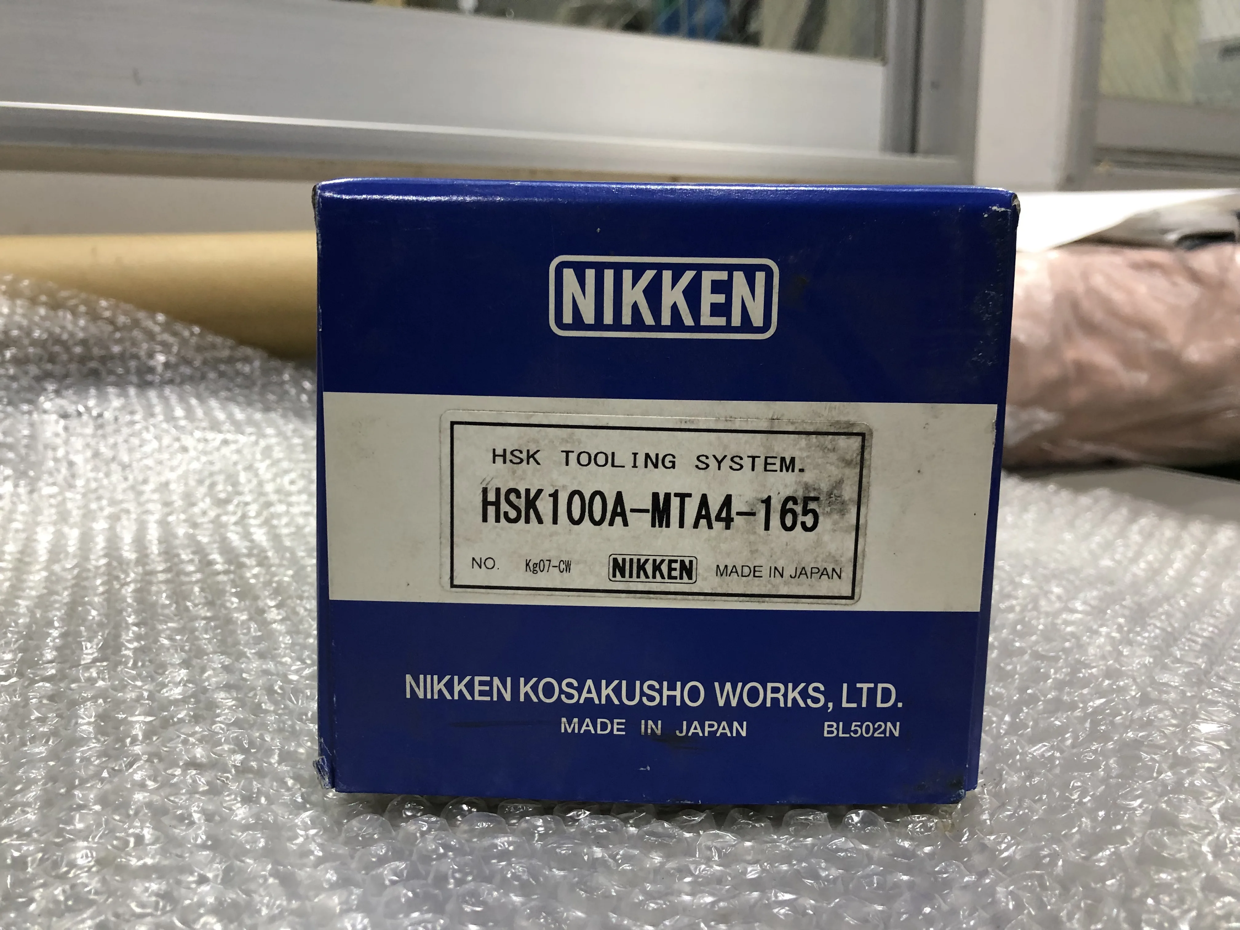 日研工作所 HSK100A HSK100A-MTA4-165 / NIKKEN KOSAKUSHO WORKS HSK100A Morse Taper Sleeve HSK100A-MTA4-165 TM230095