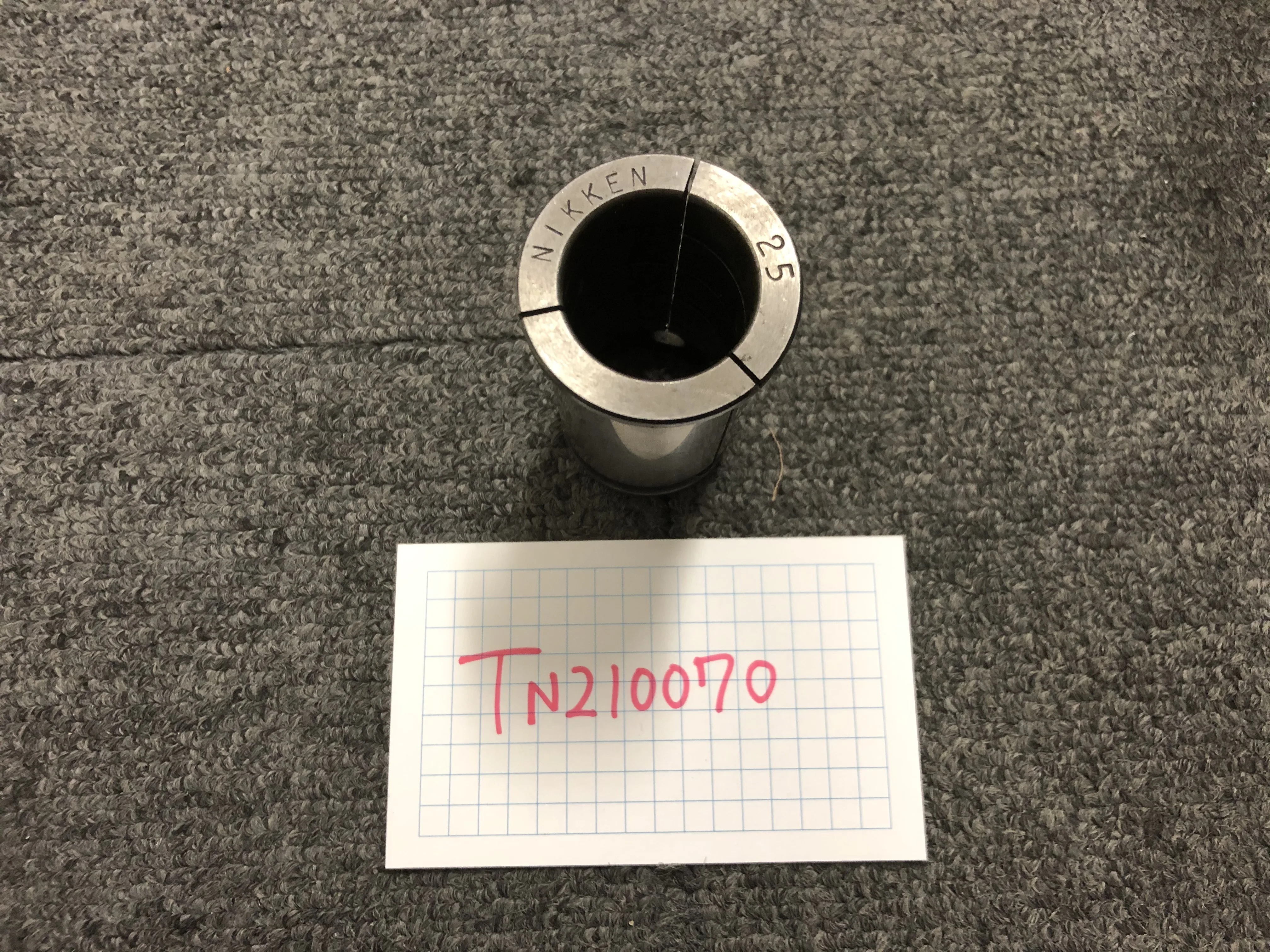 日研工作所 ストレートコレット φ25 / NIKKEN KOSAKUSHO WORKS Straight Collet φ25 TN210070