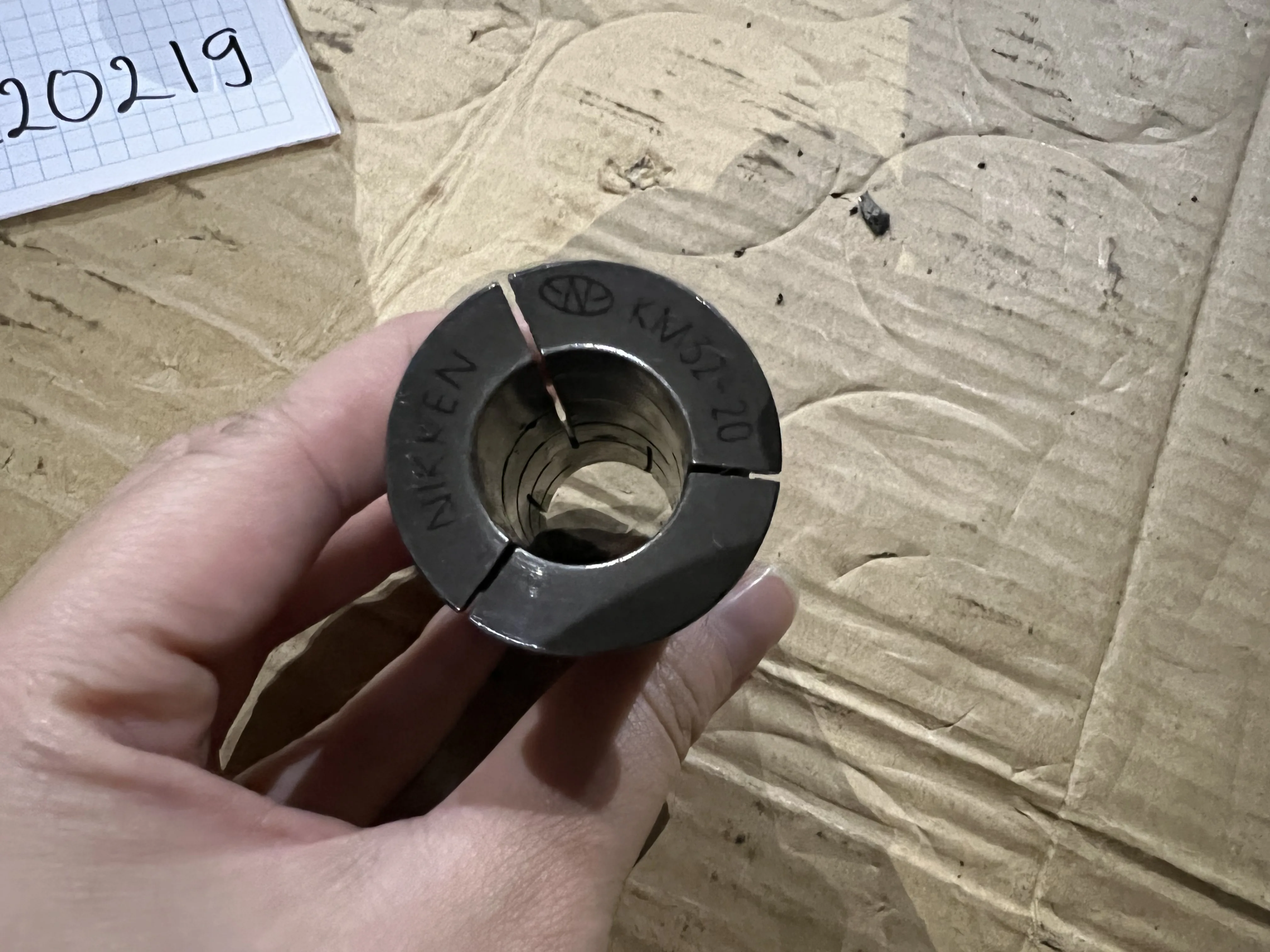 日研工作所 ストレートコレット KM32-20 / NIKKEN KOSAKUSHO WORKS Straight Collet KM32-20 TN220219