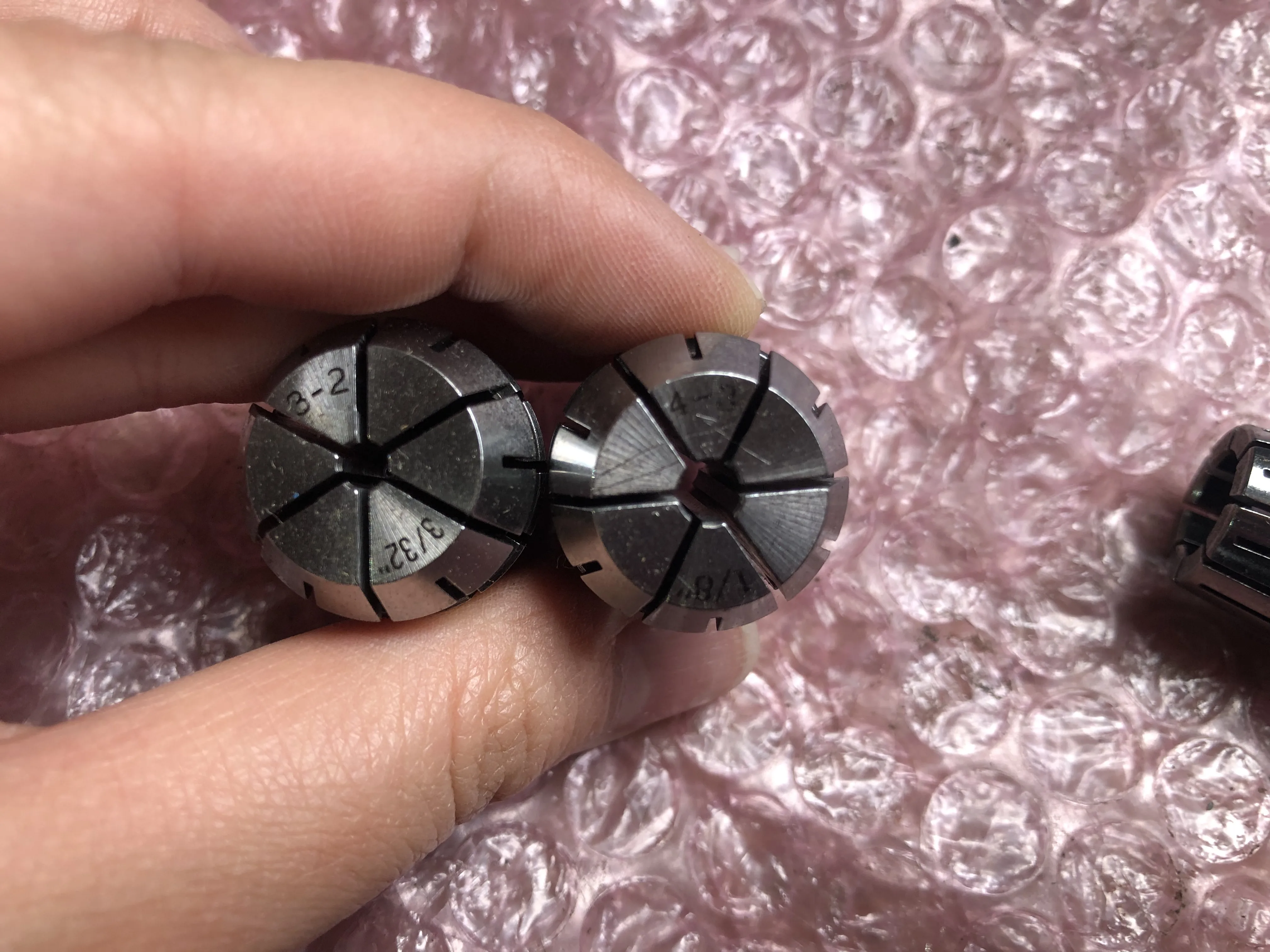 スプリングコレット3個 内径：3-2,4-3,5-4 / Spring Collet 3pcs 内径：3-2,4-3,5-4 TN230102