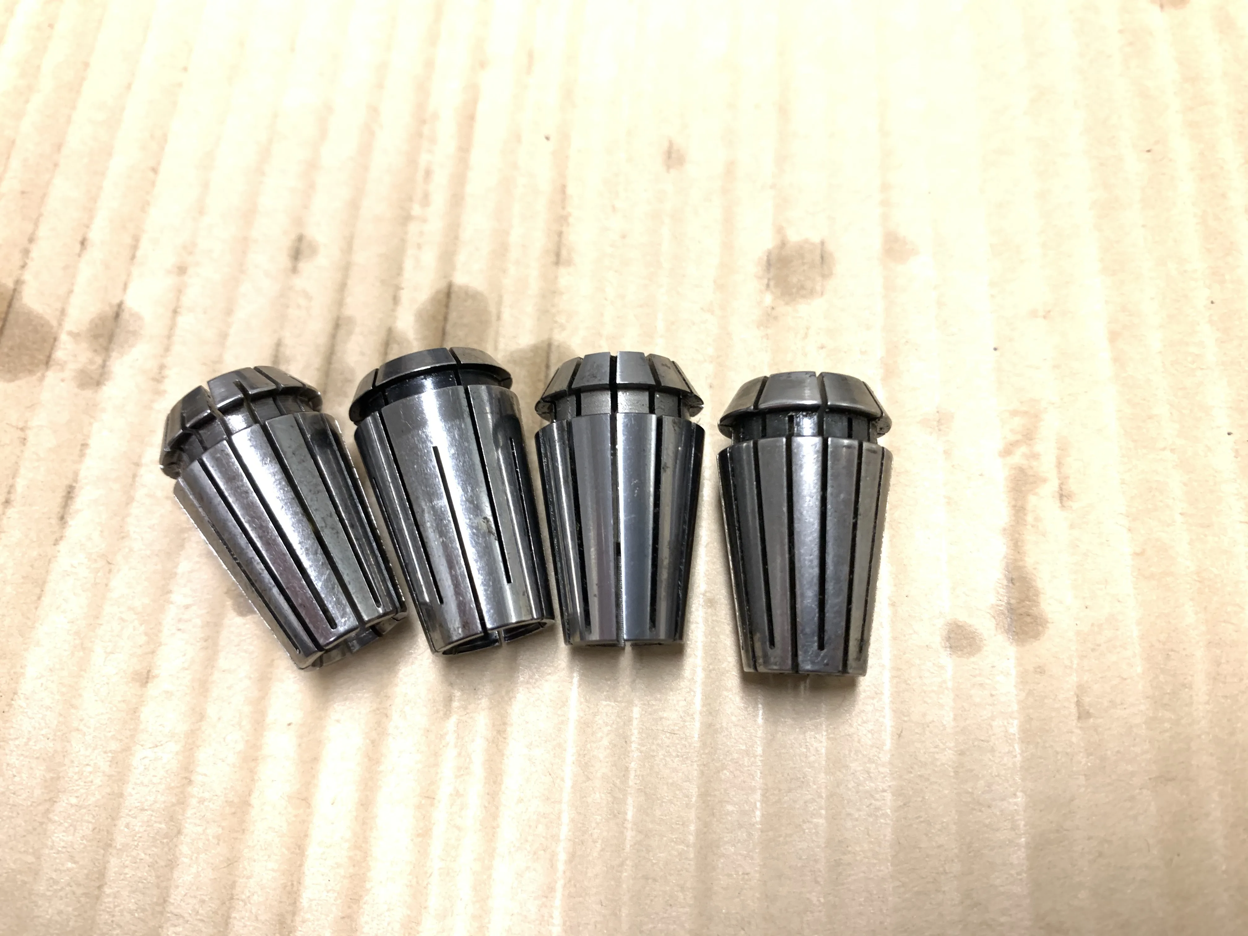 メーカー混在 スプリングコレットセット ER16(4-3, 7-6), ATC4, NBC10-4 (4個) / MIX New Baby Collet ER16(4-3, 7-6), ATC4, NBC10-4 (4個) TN230117