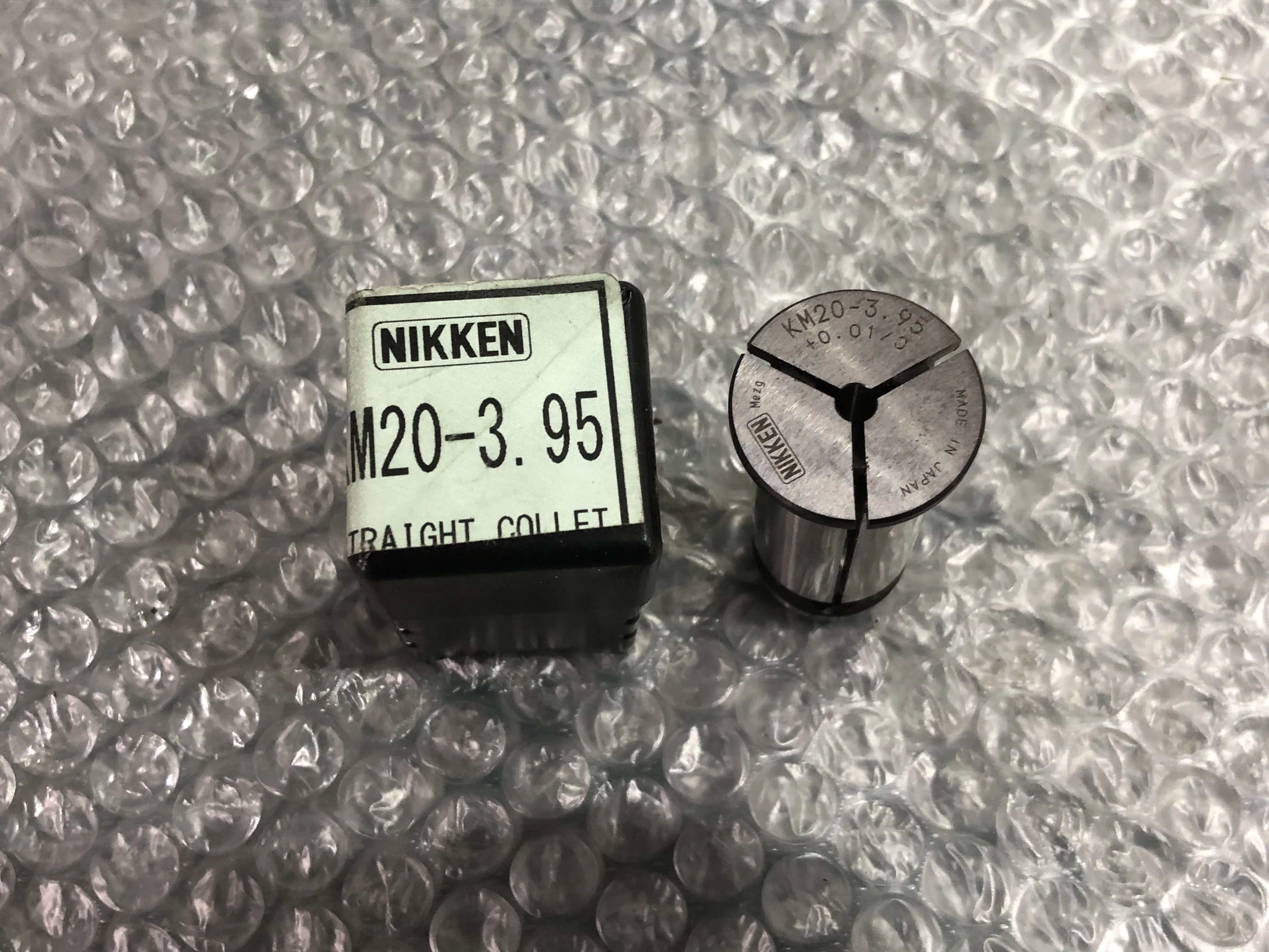 日研工作所 ストレートコレット KM20-3.95 / NIKKEN KOSAKUSHO WORKS Straight Collet KM20-3.95 TN230275