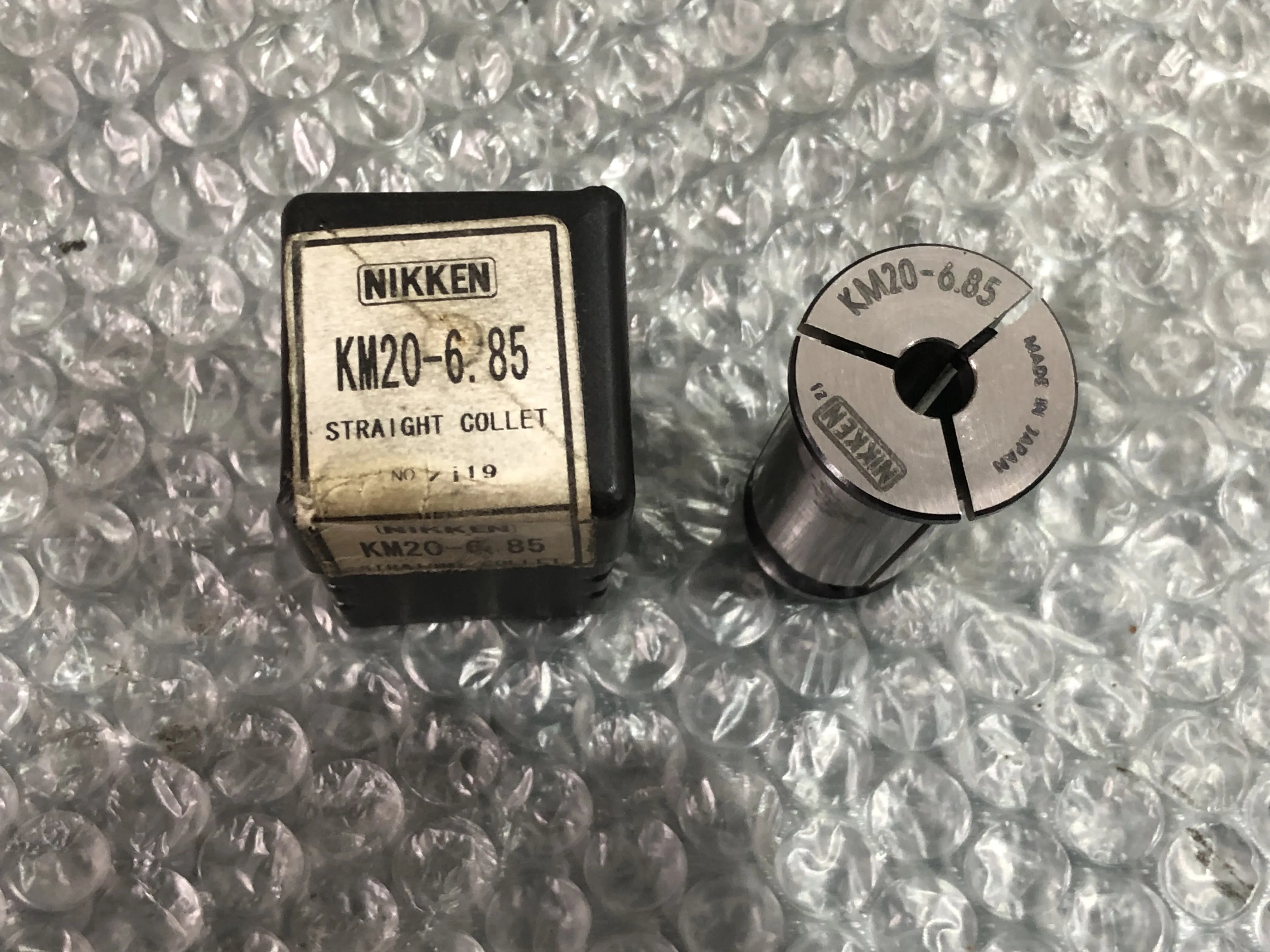 日研工作所 ストレートコレット KM20-6.85 / NIKKEN KOSAKUSHO WORKS Straight Collet KM20-6.85 TN230281