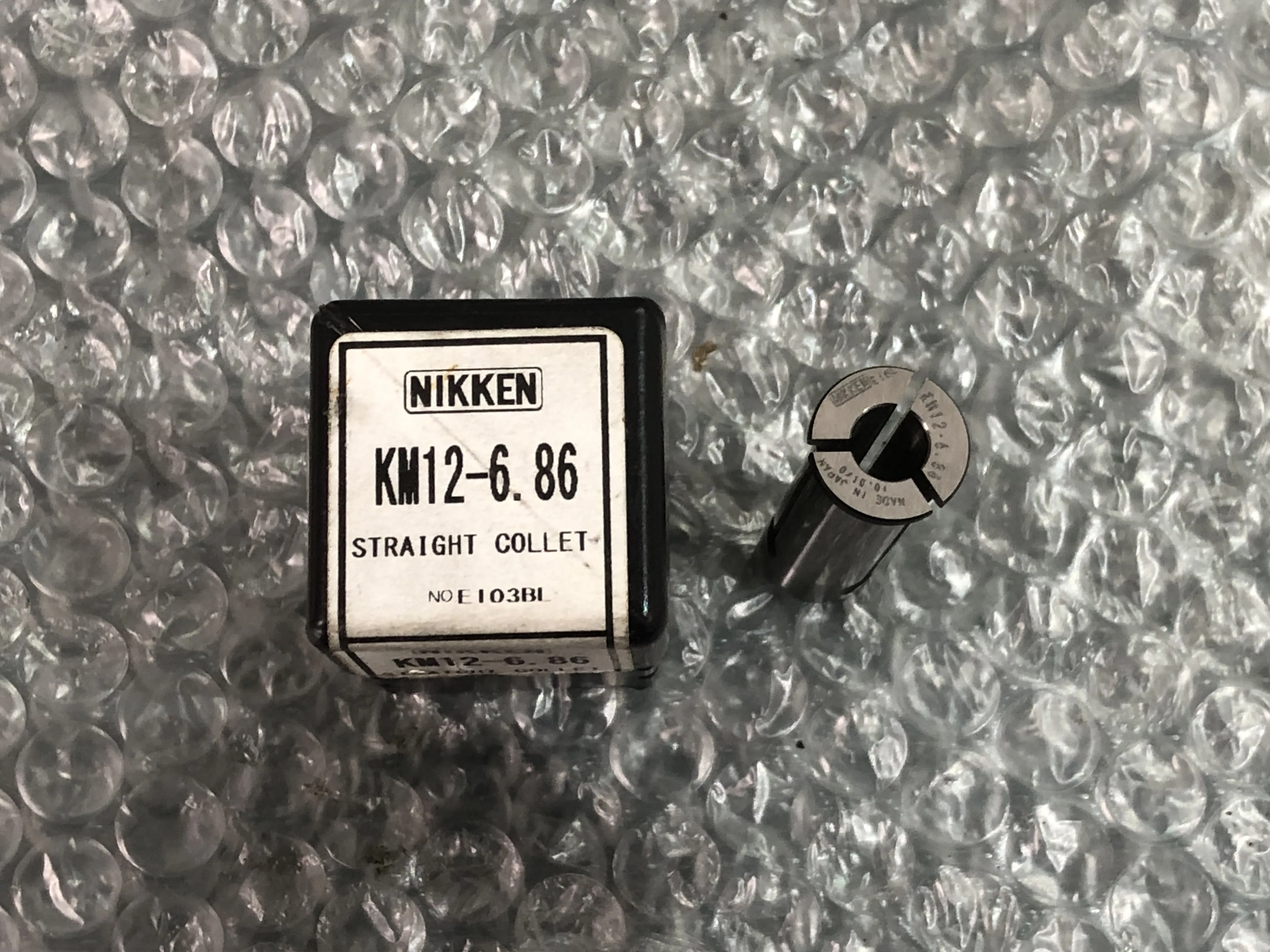 日研工作所 ストレートコレット KM12-8 / NIKKEN KOSAKUSHO WORKS Straight Collet KM12-8 TN230283