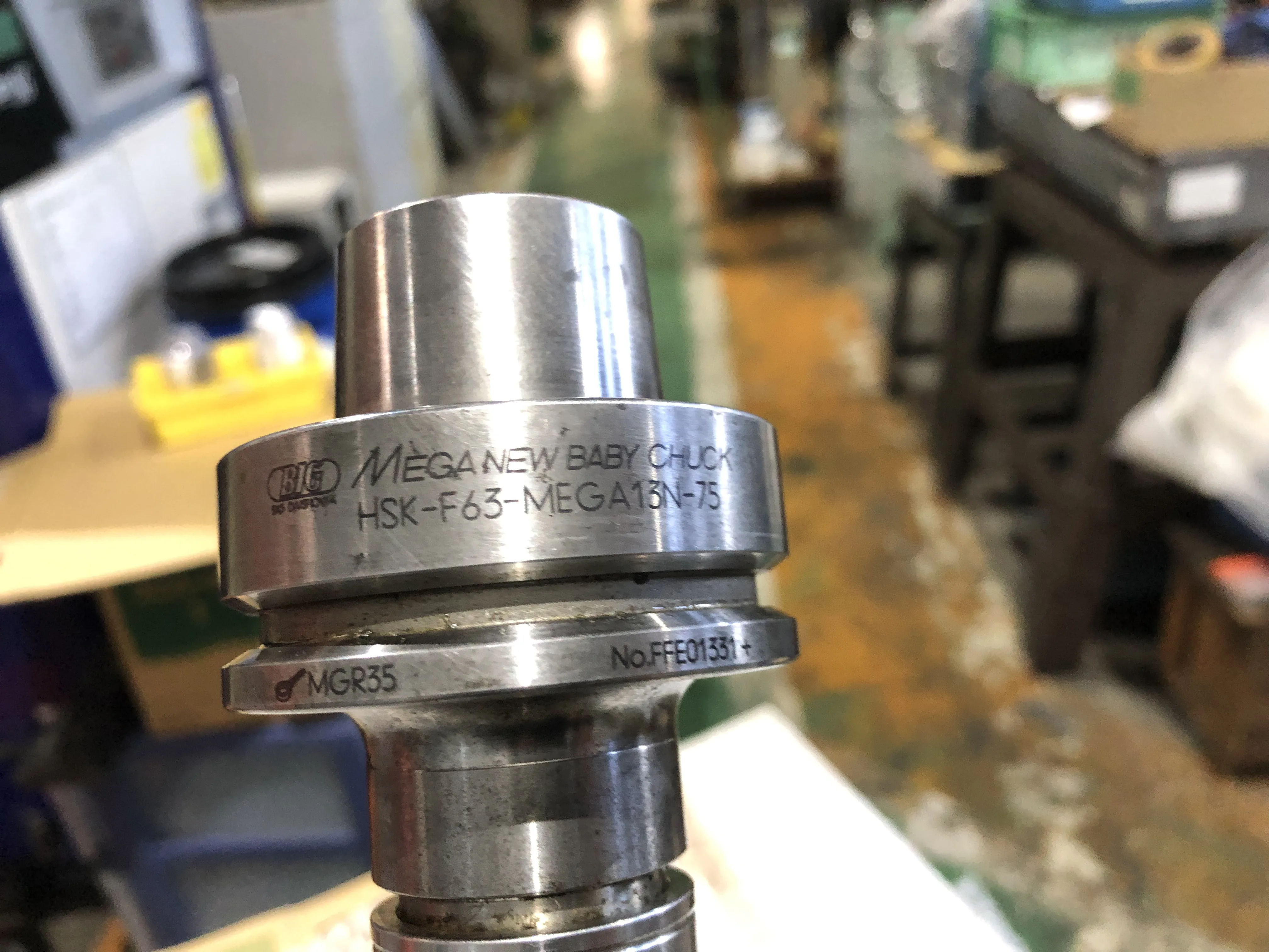 大昭和精機 BIG HSK-F63 HSK-F63-MEGA13N-75 / BIG DAISHOWA HSK-F63 Mega New Baby Chuck HSK-F63-MEGA13N-75 TN230370