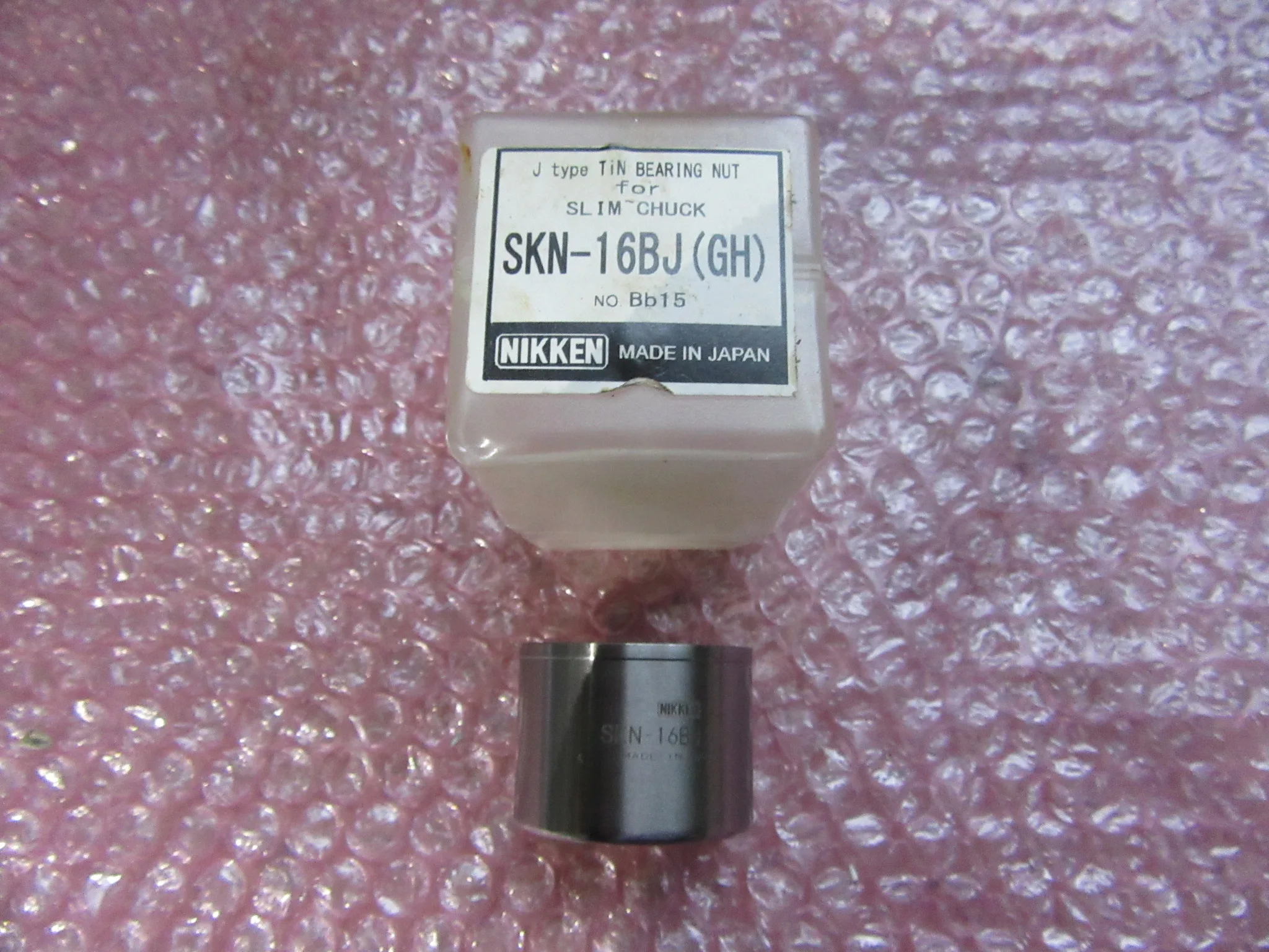 日研工作所 スリムチャック用ベアリングナット SKN-16BJ(GH) / NIKKEN KOSAKUSHO WORKS SKN-16BJ(GH) TN240191