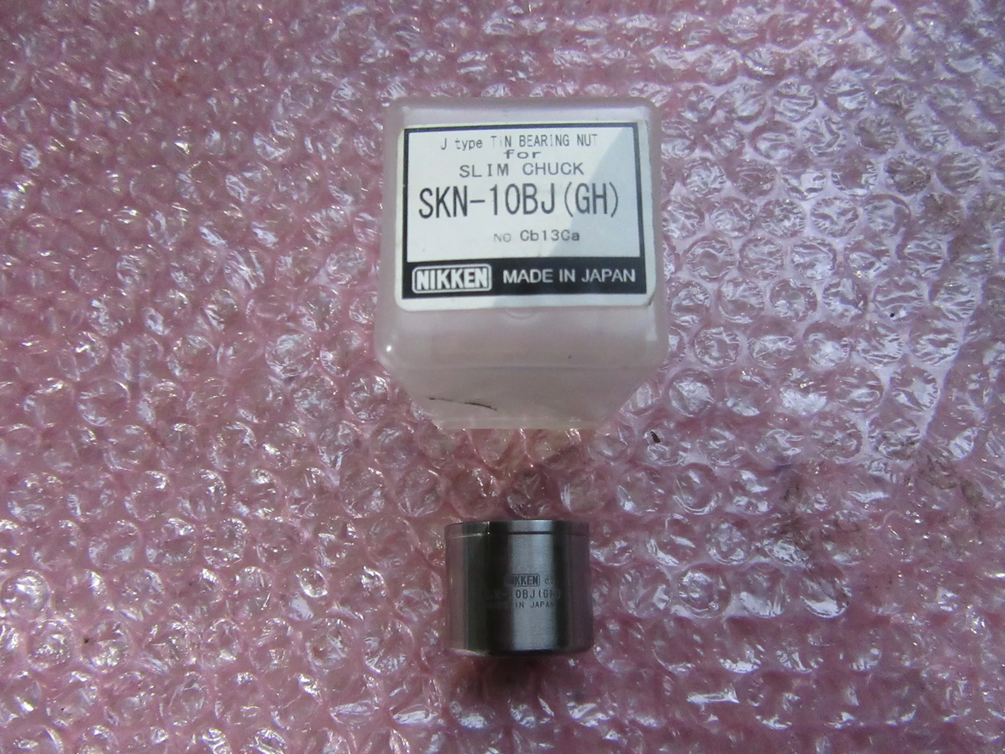 日研工作所 スリムチャック用ベアリングナット SKN-10BJ(GH) / NIKKEN KOSAKUSHO WORKS SKN-10BJ(GH) TN240196