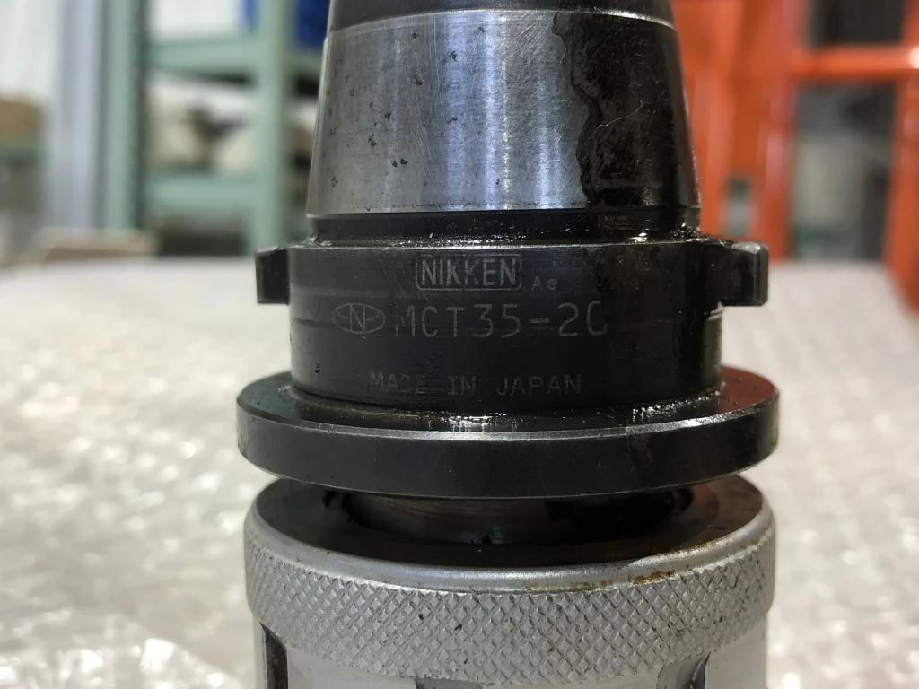 日研工作所 ミーリングチャック MCT35-20 / NIKKEN KOSAKUSHO WORKS NT35 Milling Chuck MCT35-20 TO230058