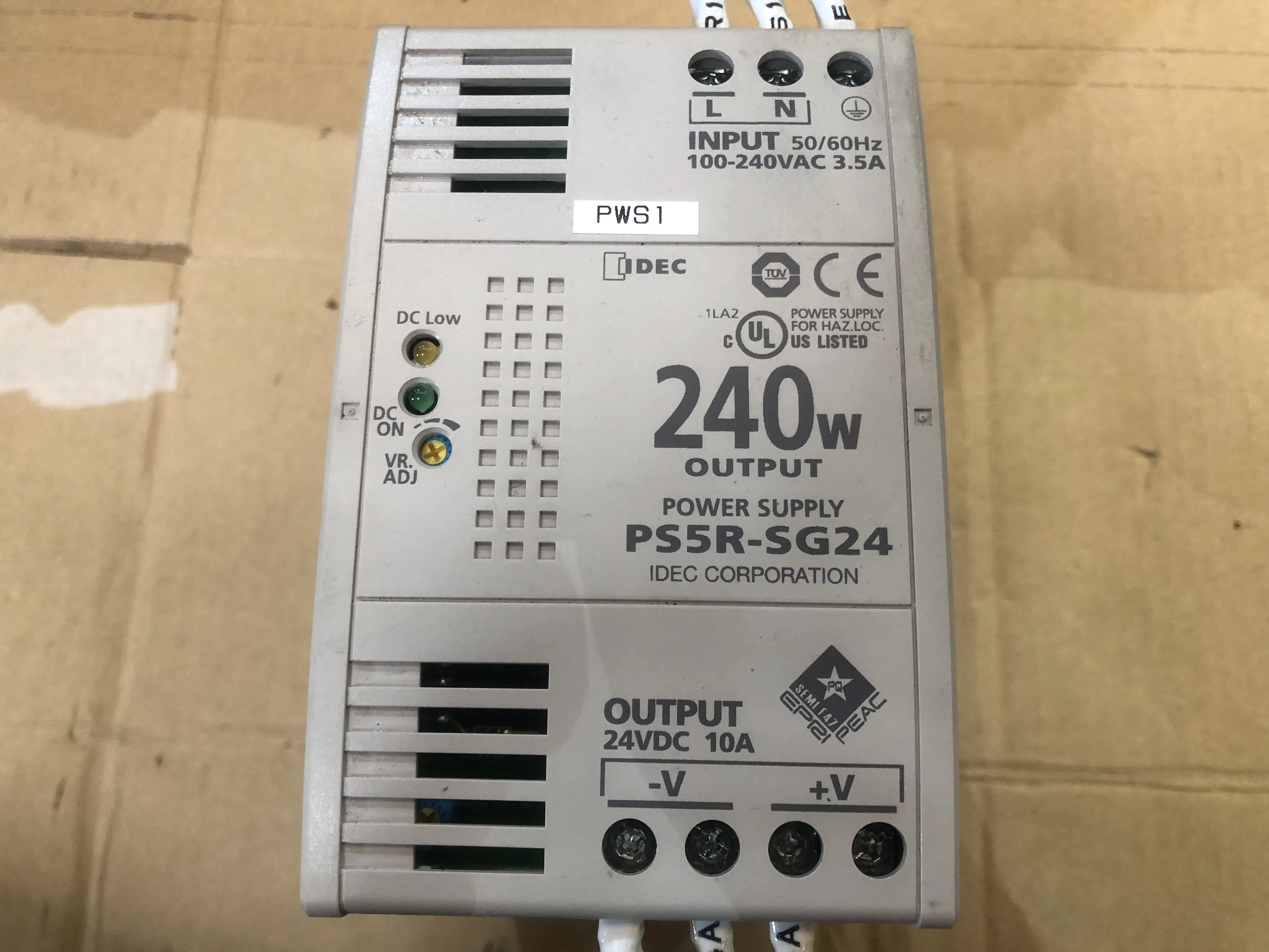 アイデック/和泉電気 パワーサプライ PS5R-SG24 / IDEC Power Supply PS5R-SG24 TP230020