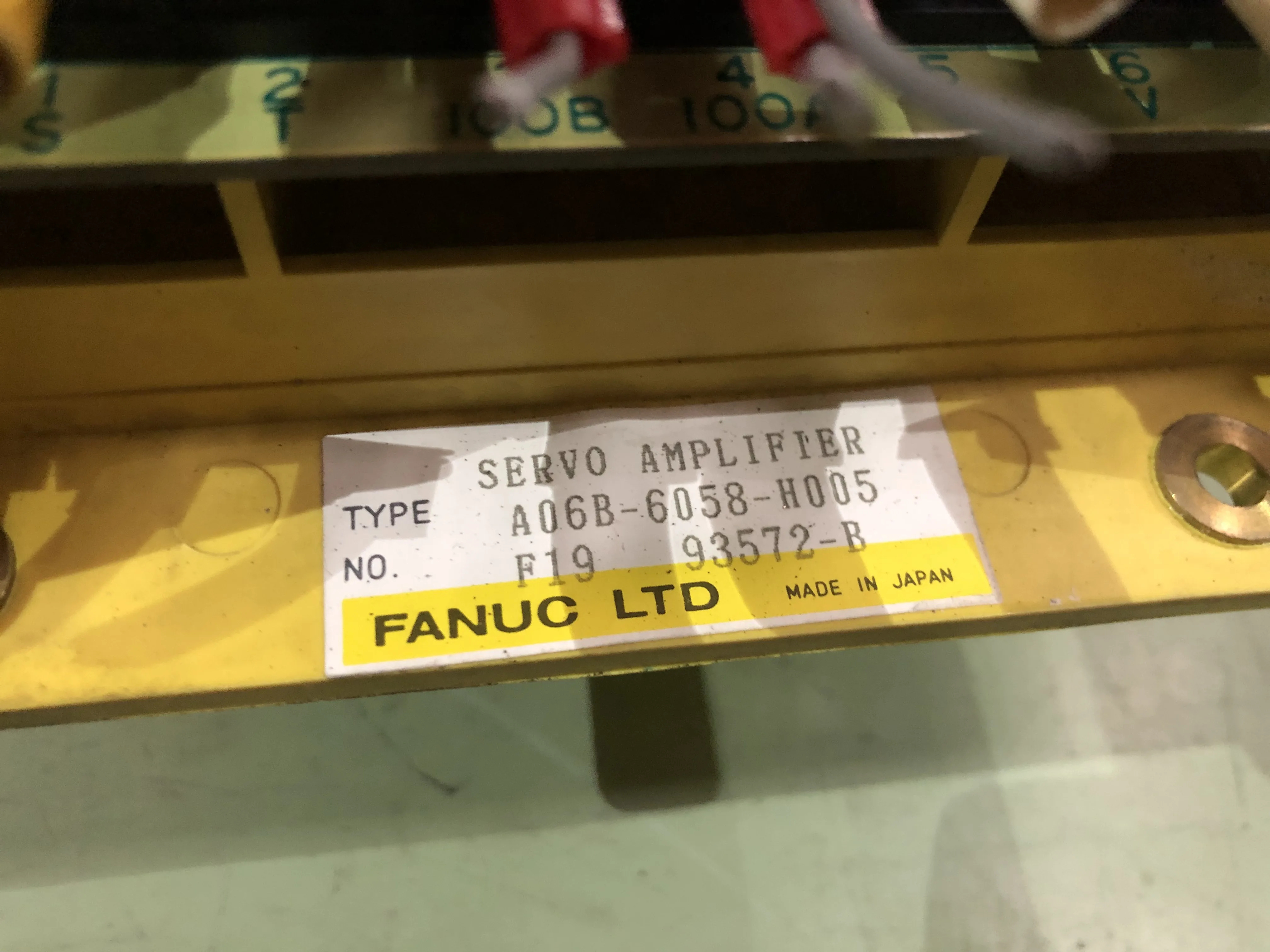 ファナック サーボアンプ A06B-6058-H005 / FANUC Servo Amplifier A06B-6058-H005 TP230036