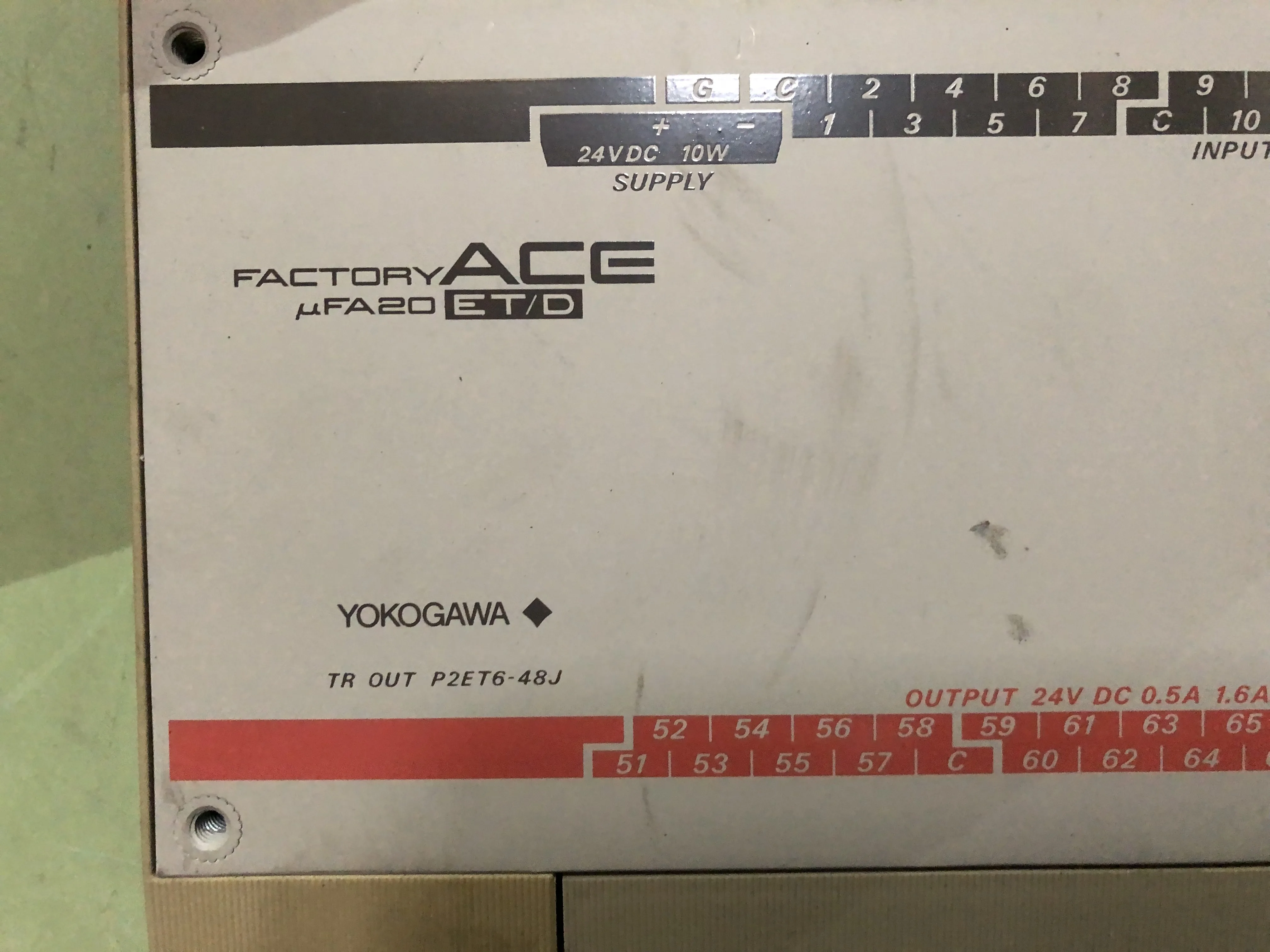 横河電機 パワーサプライ TR OUT P2ET6-48J / YOKOGAWA ELECTRIC Power Supply TR OUT P2ET6-48J TP230045