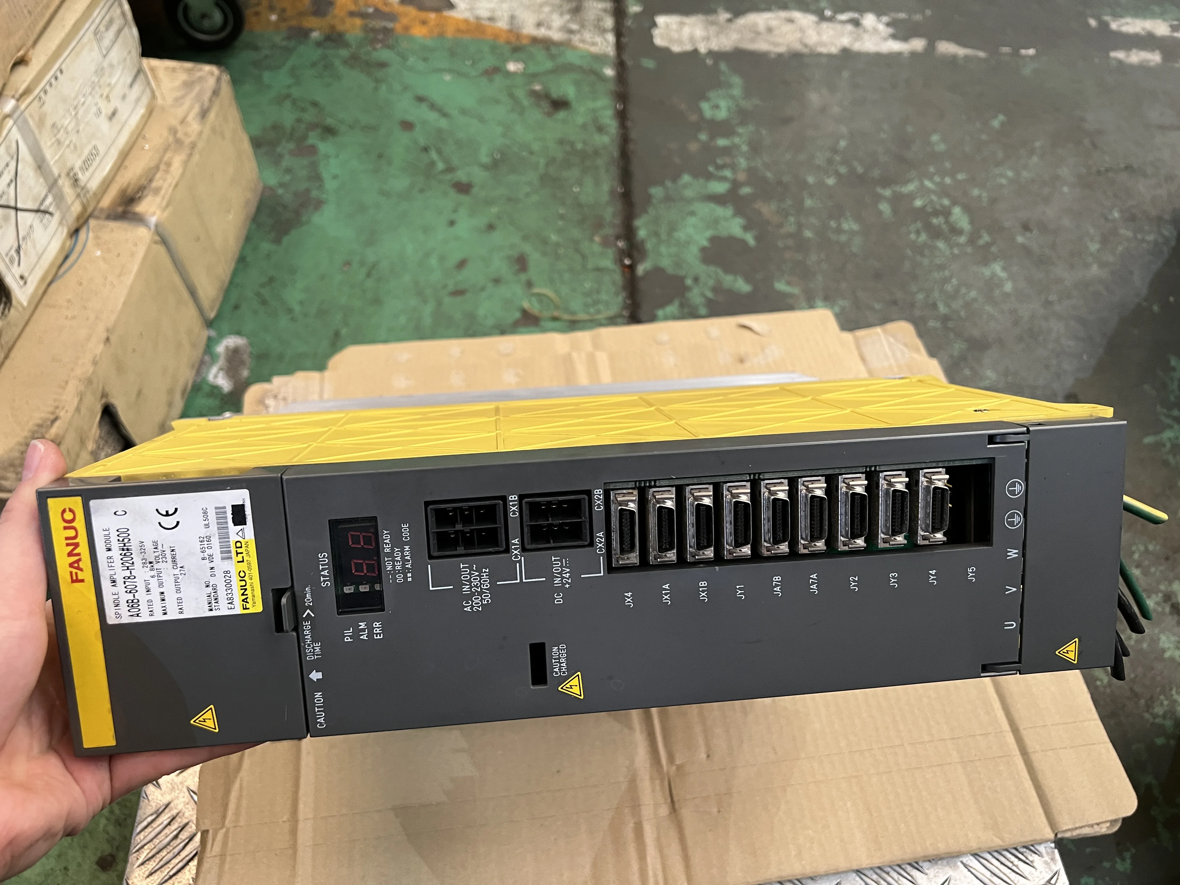 ファナック スピンドルアンプモジュール A06B-6078-H206#H500 / FANUC Spindle Amplifier Module A06B-6078-H206#H500 TP230066