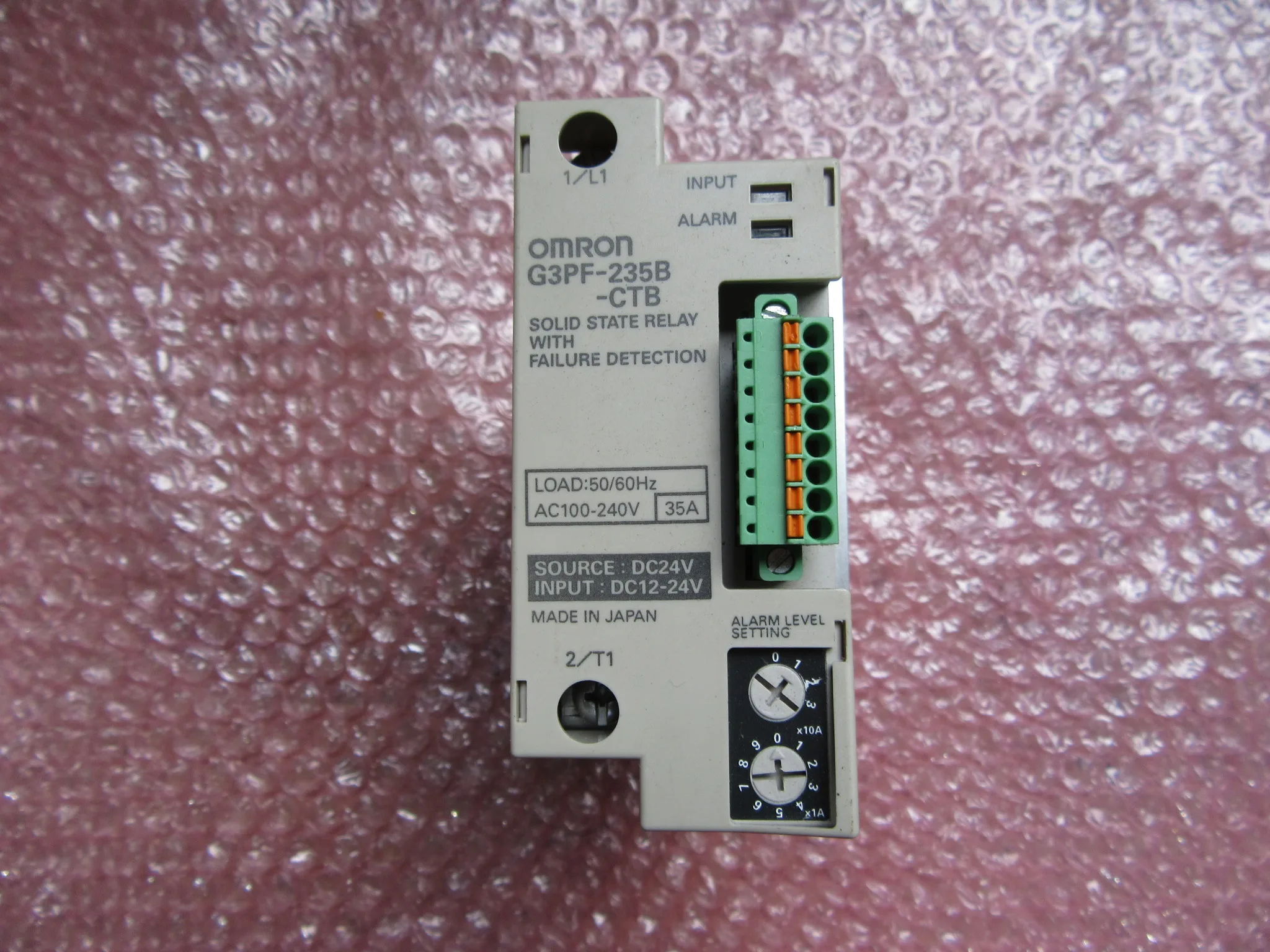 オムロン CT内蔵ソリッドステート・リレー G3PF-235B-CTB / OMRON CT Built-in Solid State Relay G3PF-235B-CTB TP230082