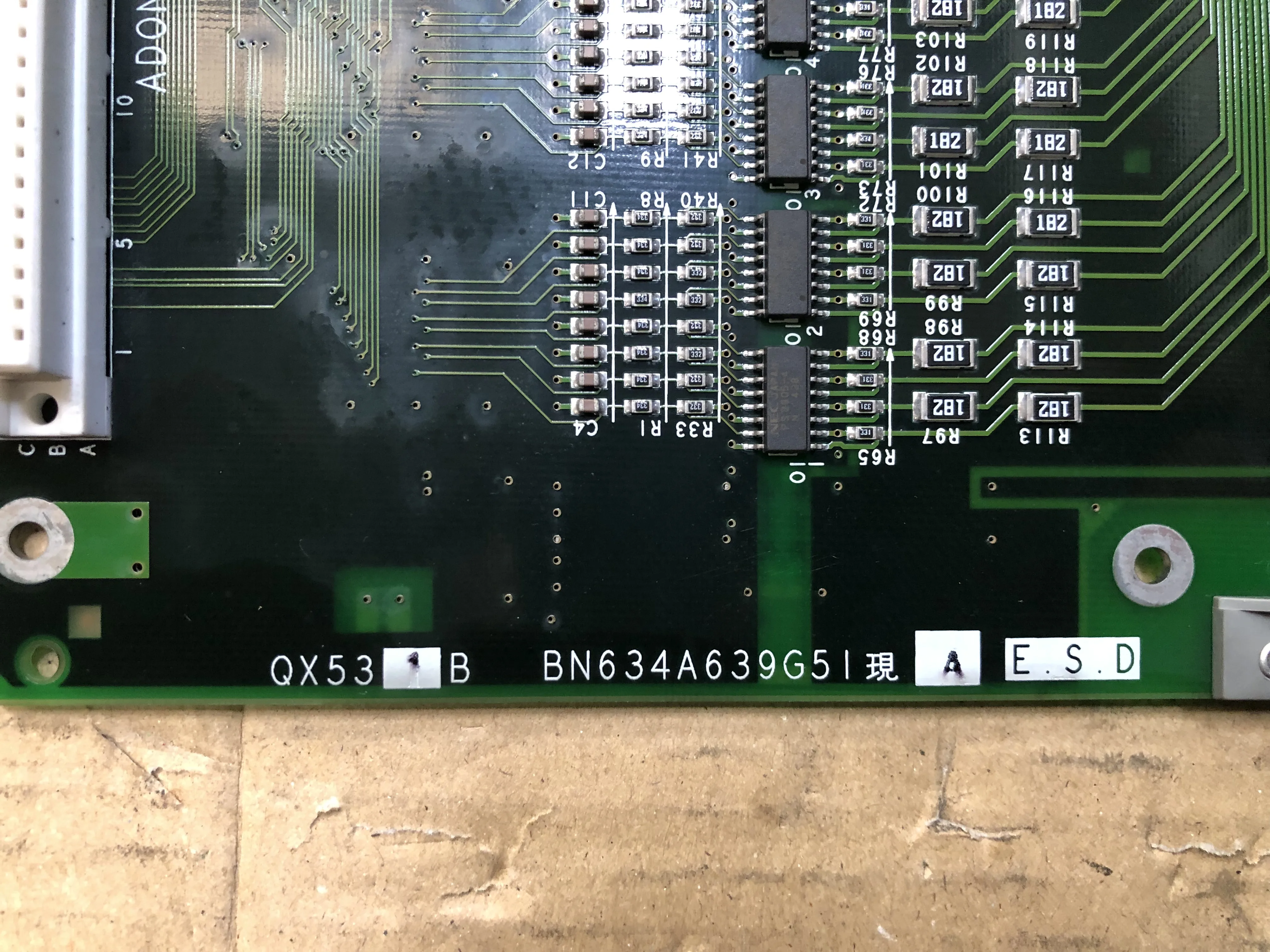 三菱電機 基板 QX53 / MITSUBISHI ELECTRIC Control PCB QX53 TP230100