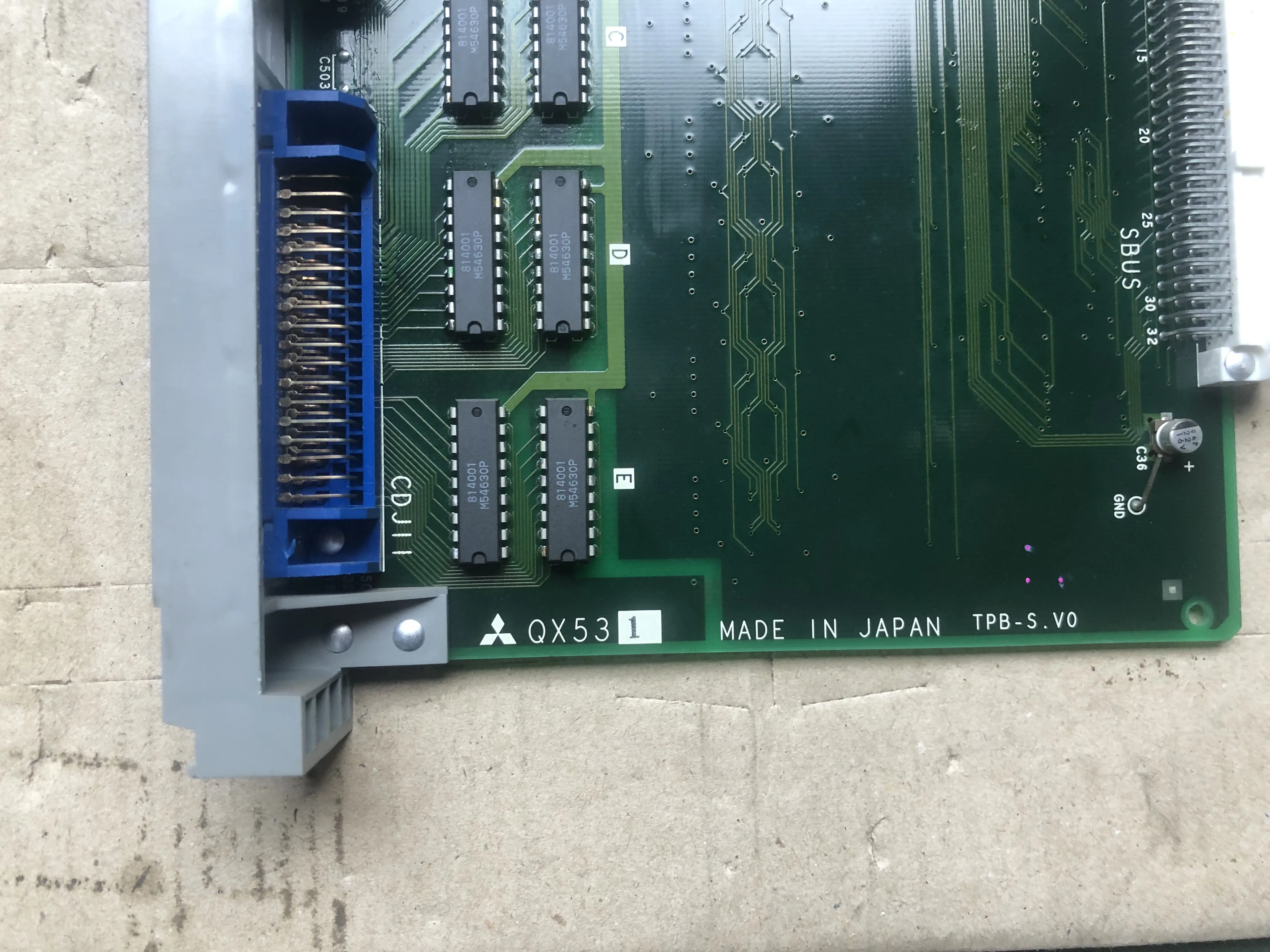 三菱電機 基板 QX53 / MITSUBISHI ELECTRIC Control PCB QX53 TP230106