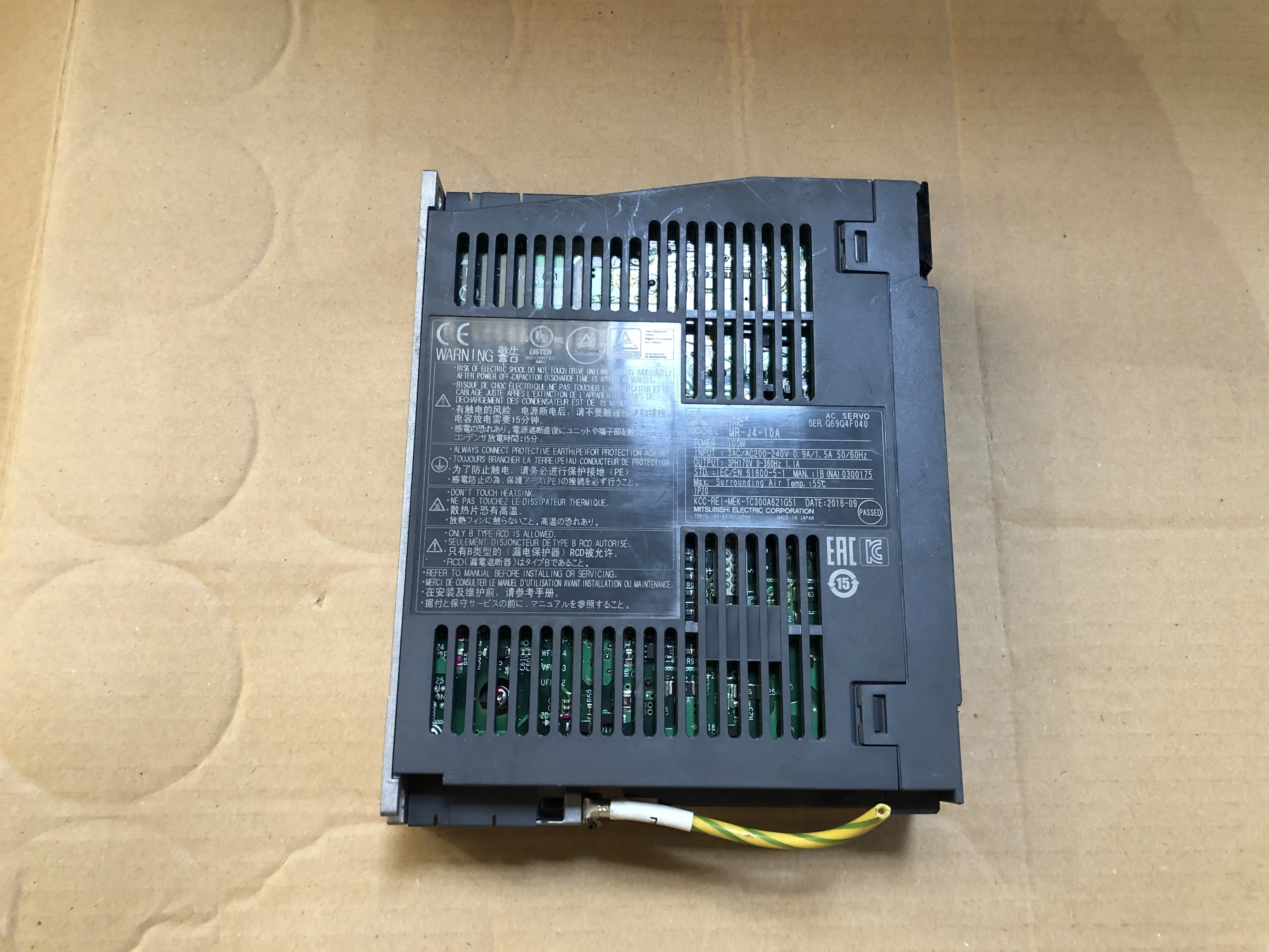 三菱マテリアル サーボアンプ MR-J4-10A / MITSUBISHI MATERIALS Servo Amplifier MR-J4-10A TP230133