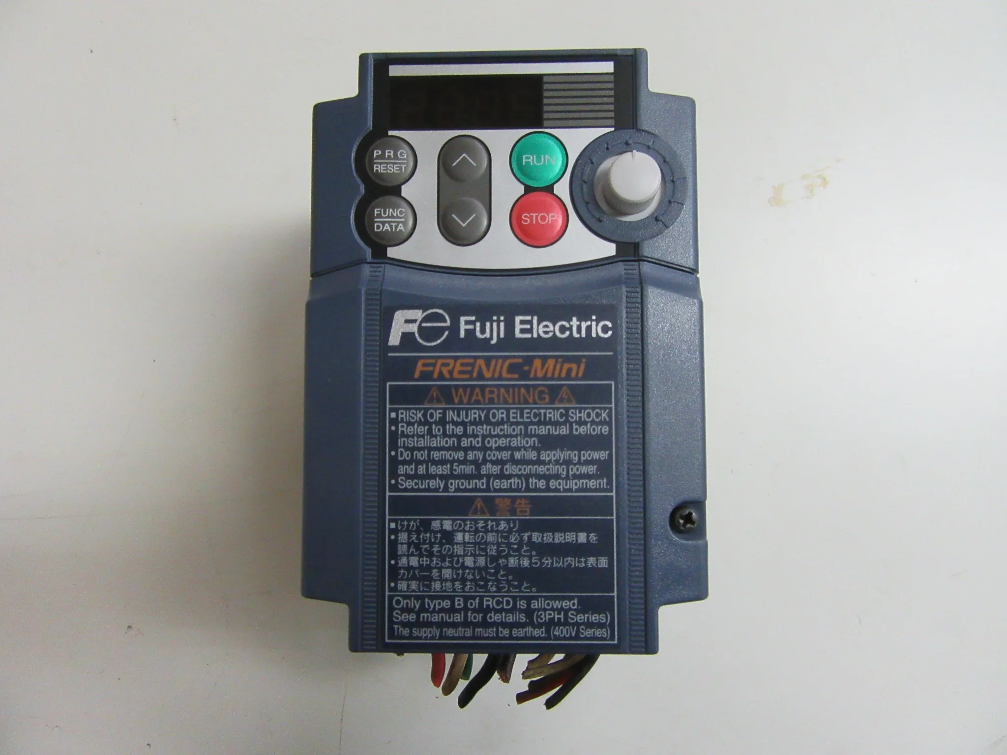 富士電機/富士電機製造 コンパクト形インバーター FRNO.4C2S-2J / FUJI ELECTRIC (FE) Compact Inverter FRNO.4C2S-2J TP230188