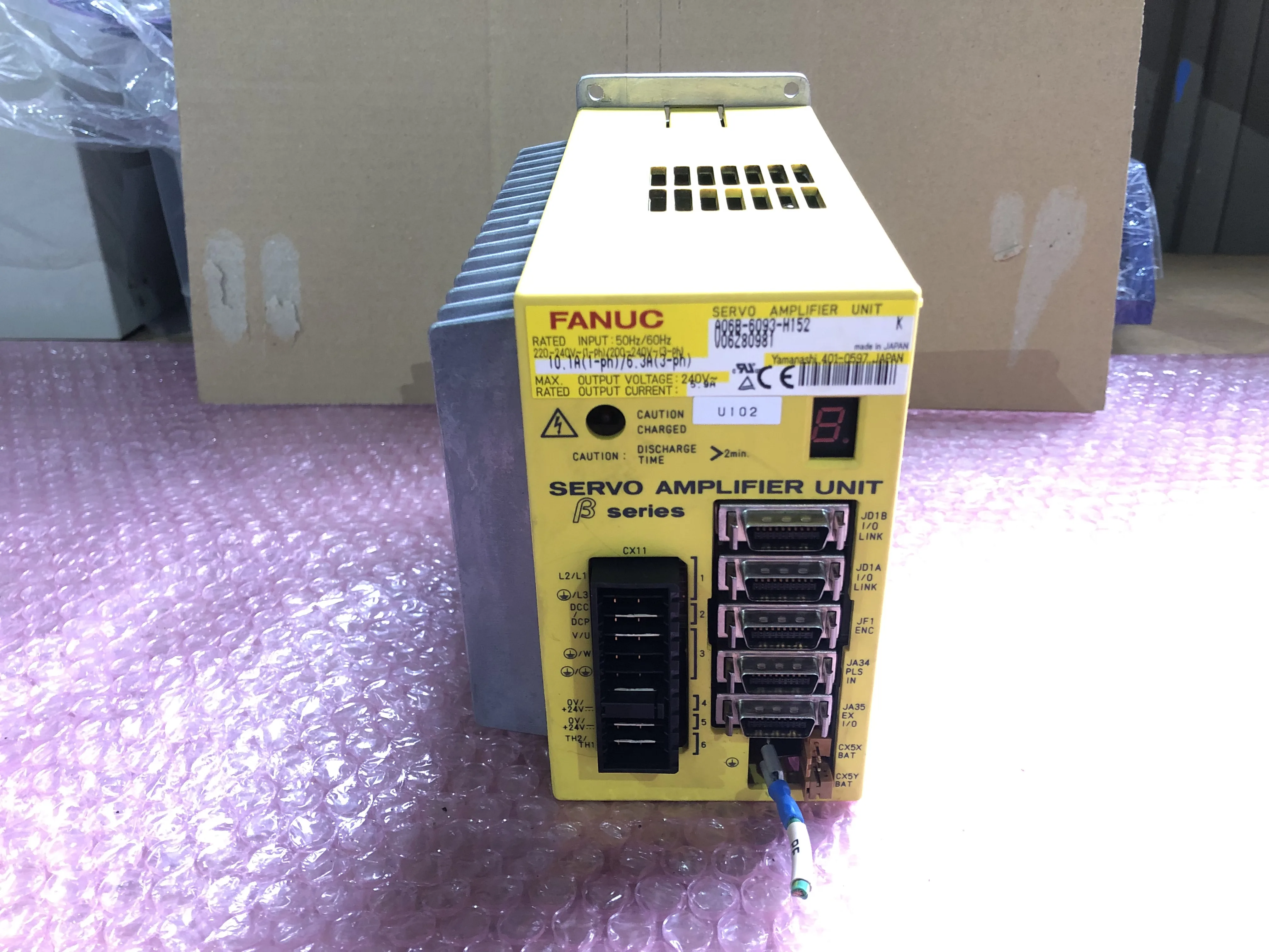 ファナック サーボアンプ A06B-6093-H152 / FANUC A06B-6093-H152 TP240001