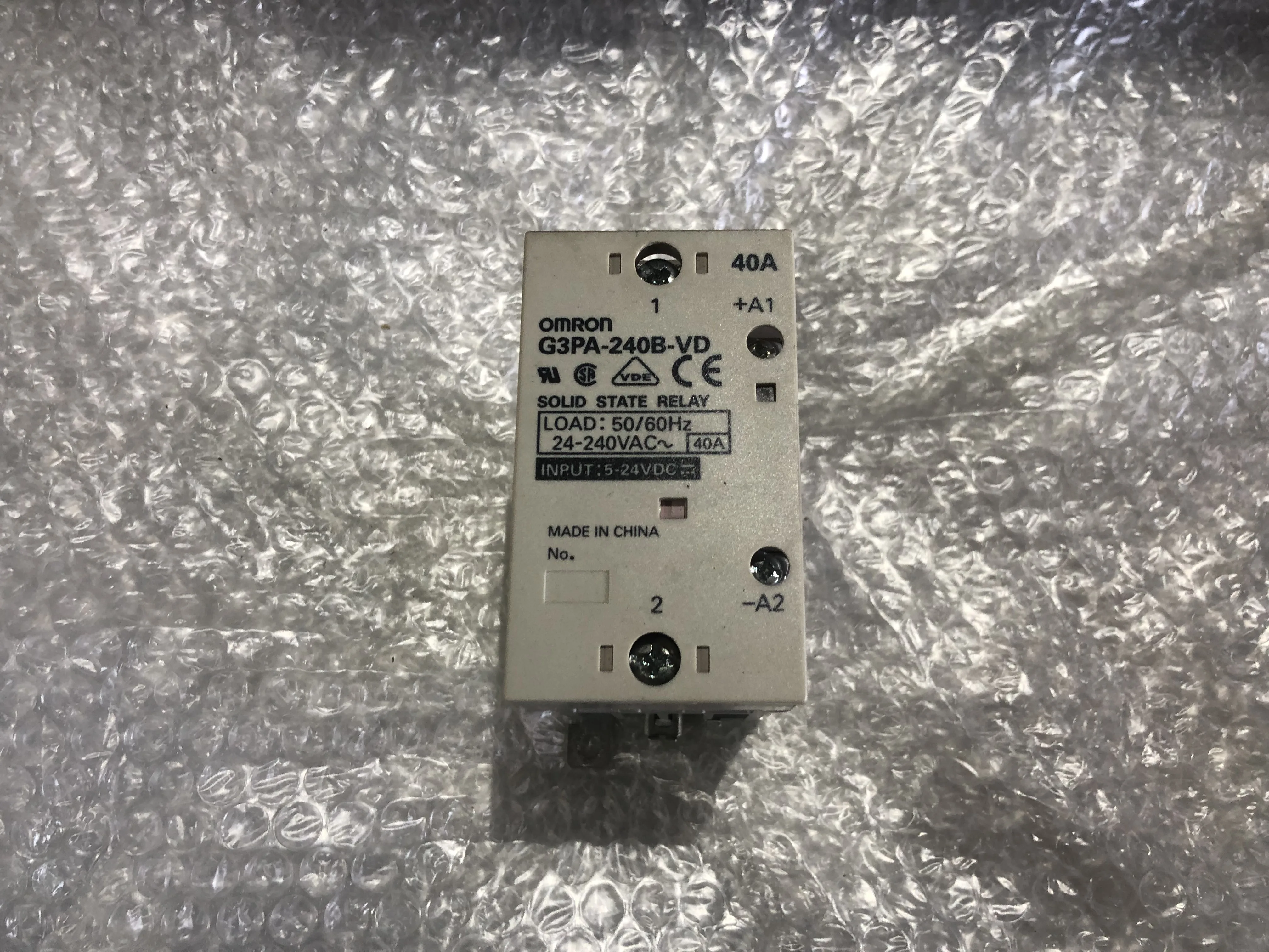 オムロン ソリッドステートリレー G3PA-240B-VD / OMRON G3PA-240B-VD TP240051
