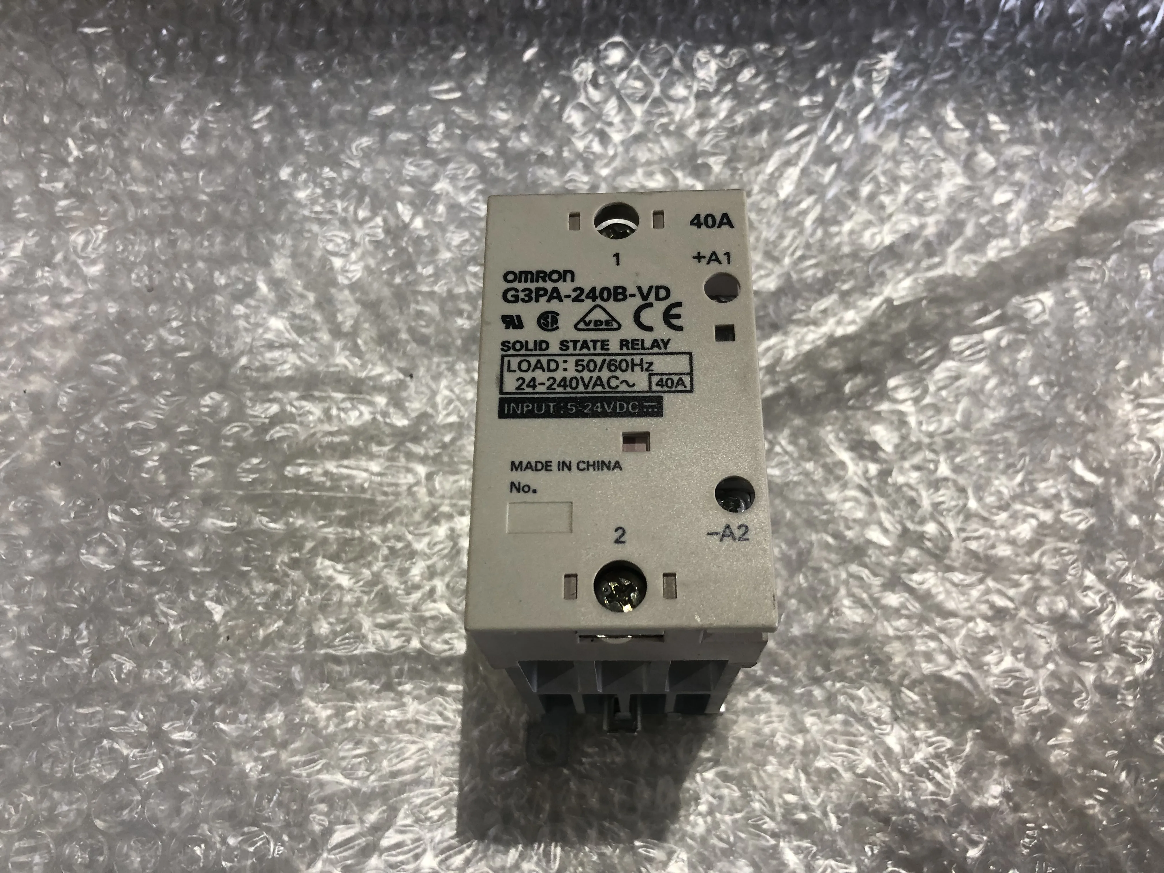 オムロン ソリッドステートリレー G3PA-240B-VD / OMRON G3PA-240B-VD TP240054