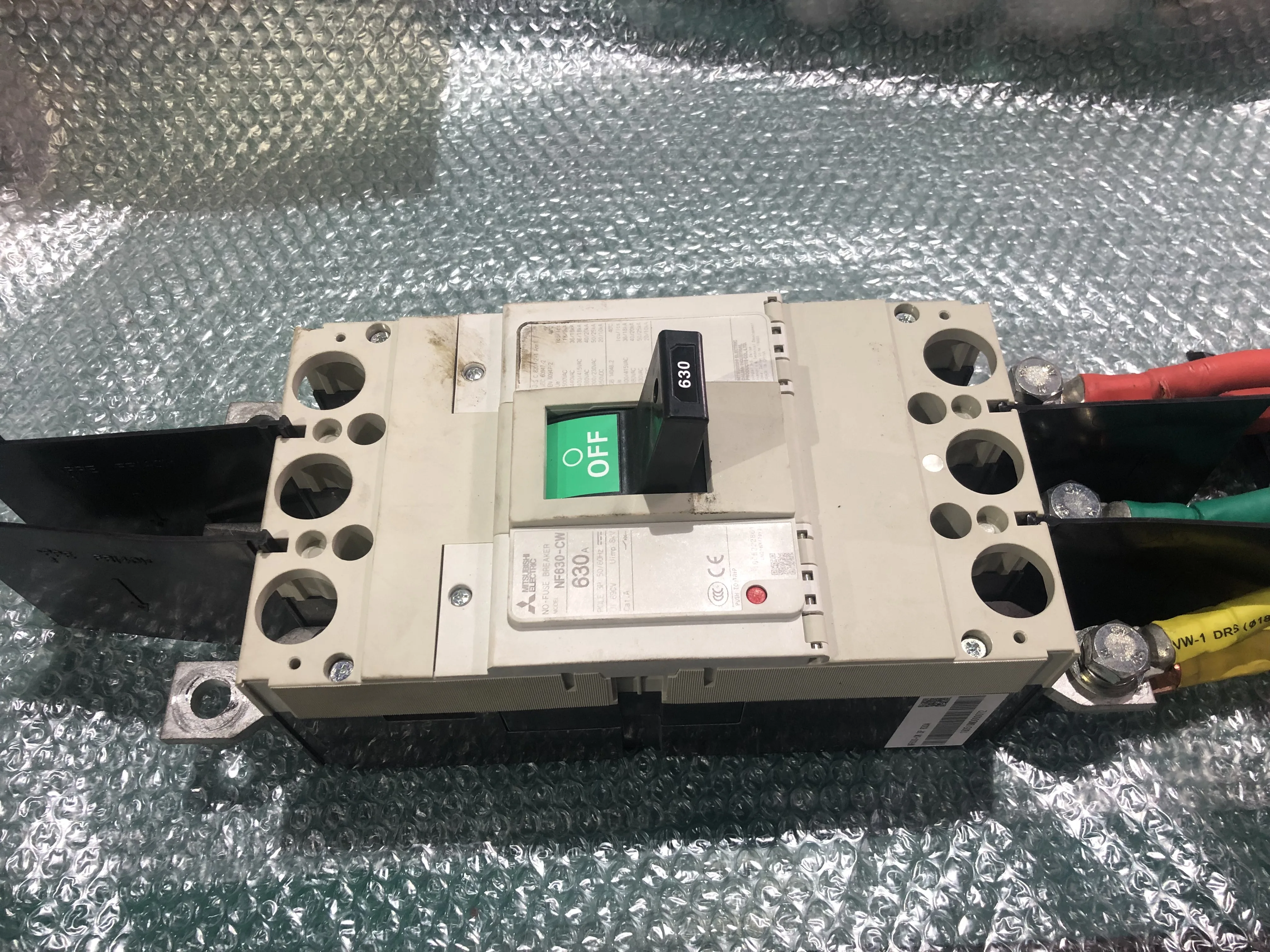 三菱マテリアル ノーヒューズ遮断器(ノーヒューズブレーカー) NF630-CW 630A / MITSUBISHI MATERIALS NF630-CW 630A TP250001